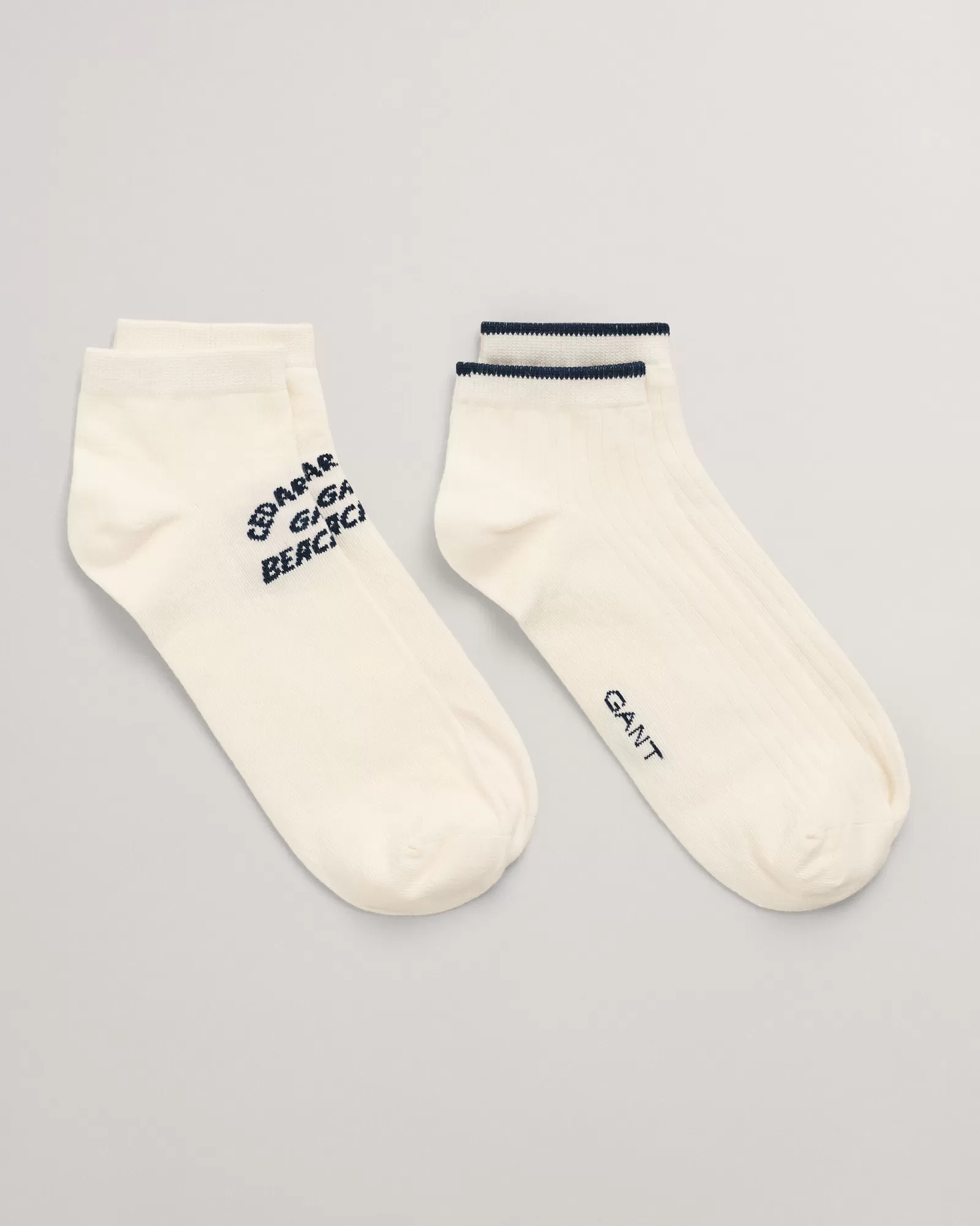 Men GANT Socks*2-Pack Ankle Socks EGGSHELL