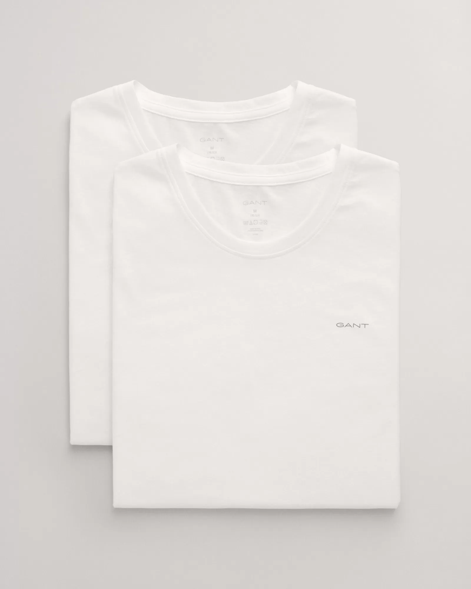 Men GANT Underwear*2-Pack Crew Neck T-Shirts WHITE