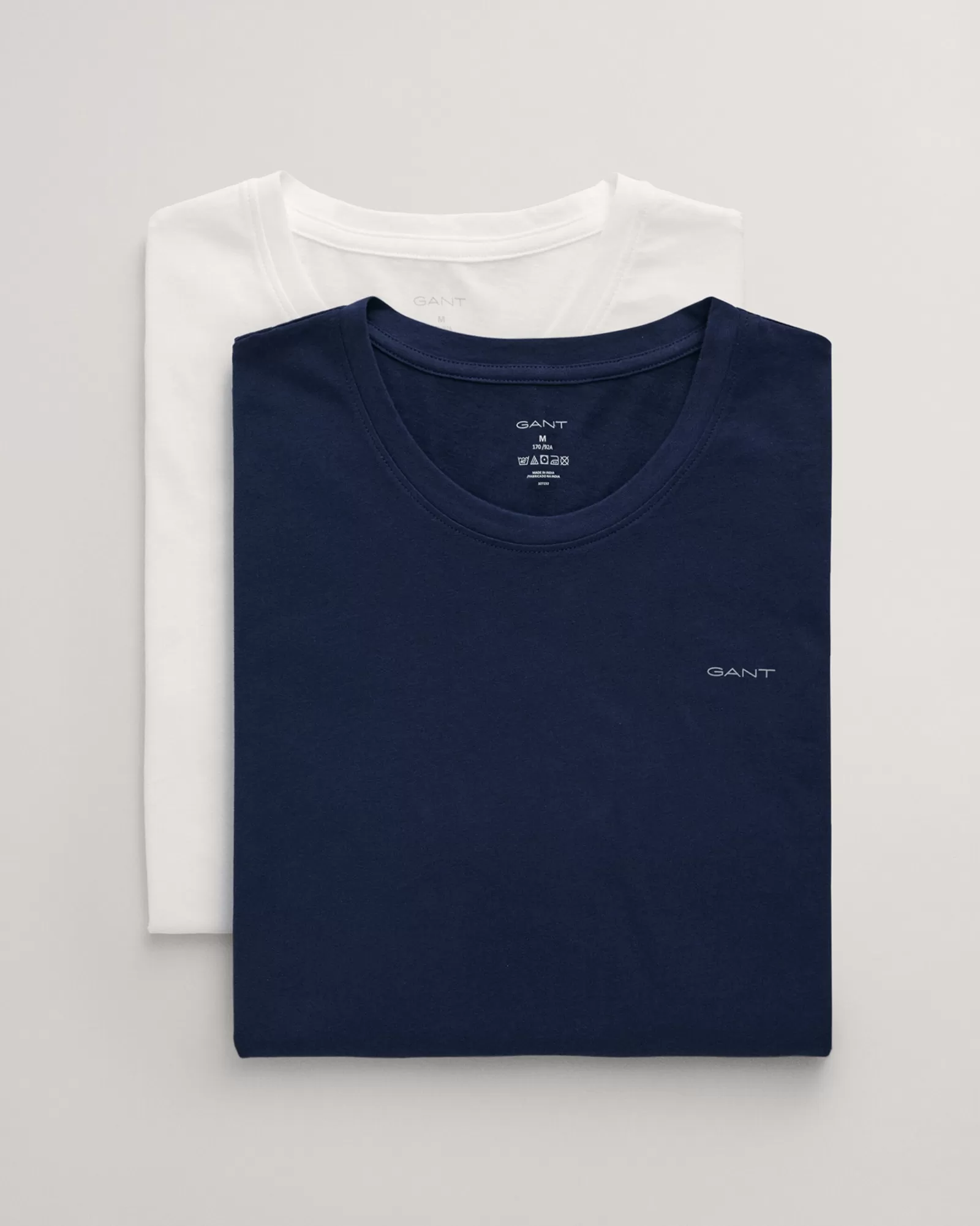 Men GANT Underwear*2-Pack Crew Neck T-Shirts NAVY / WHITE