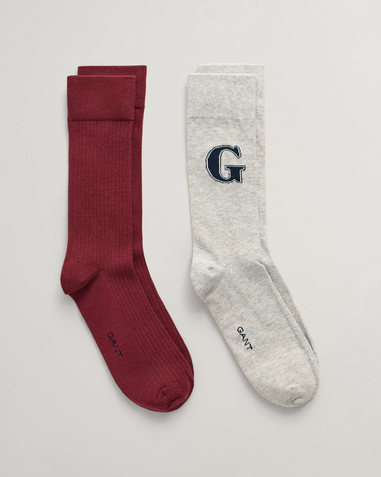 Men GANT Socks*2-Pack G Socks Gift Box LIGHT GREY MELANGE