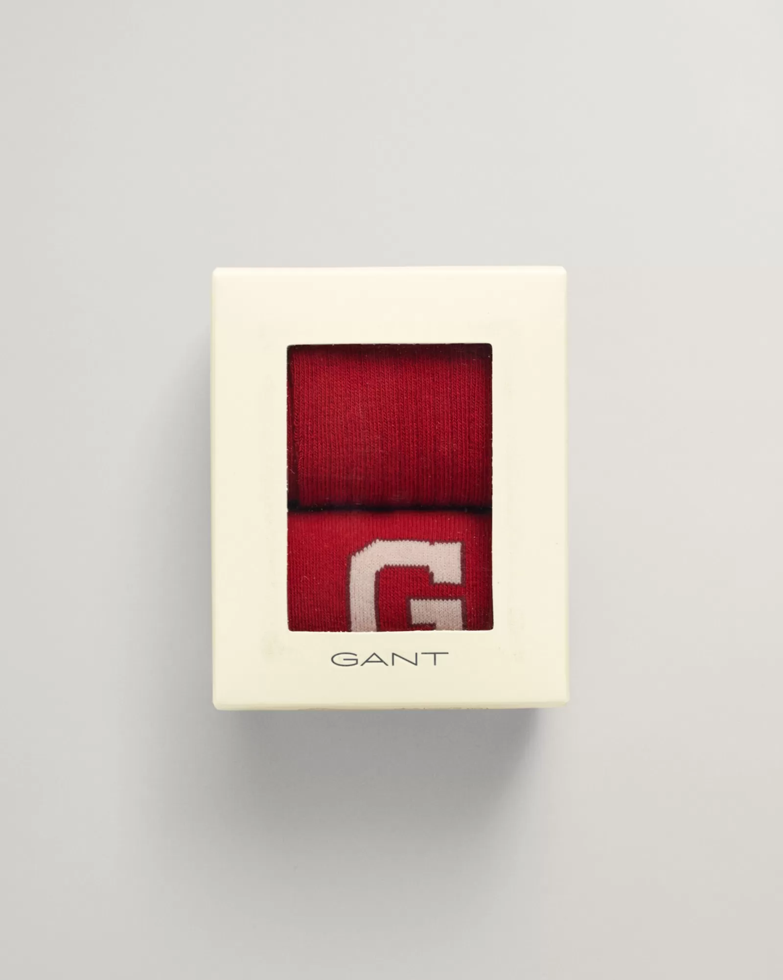 Women GANT Socks*2-Pack Socks Gift Box RUBY RED