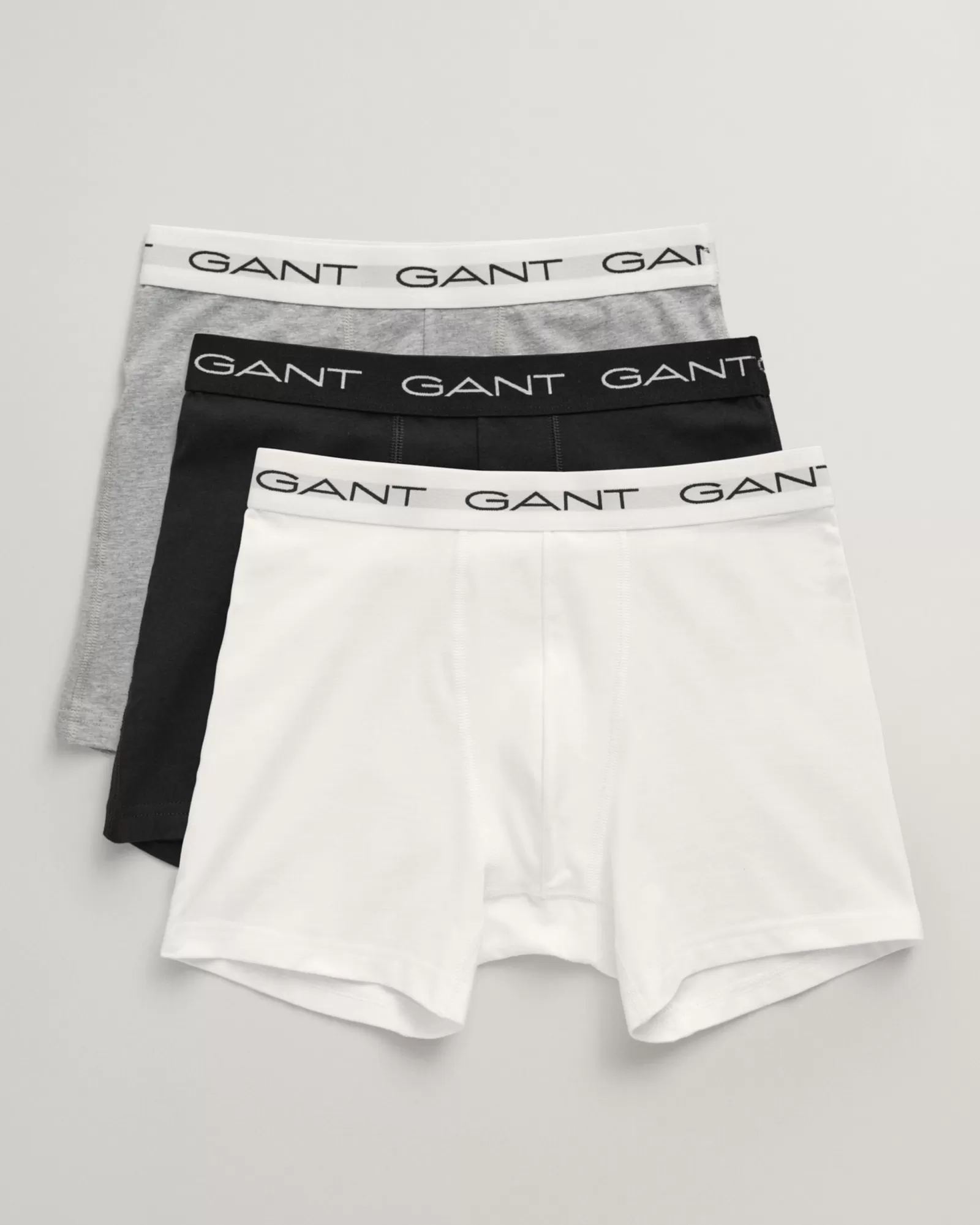 Men GANT Underwear*3-Pack Boxer Briefs GREY MELANGE