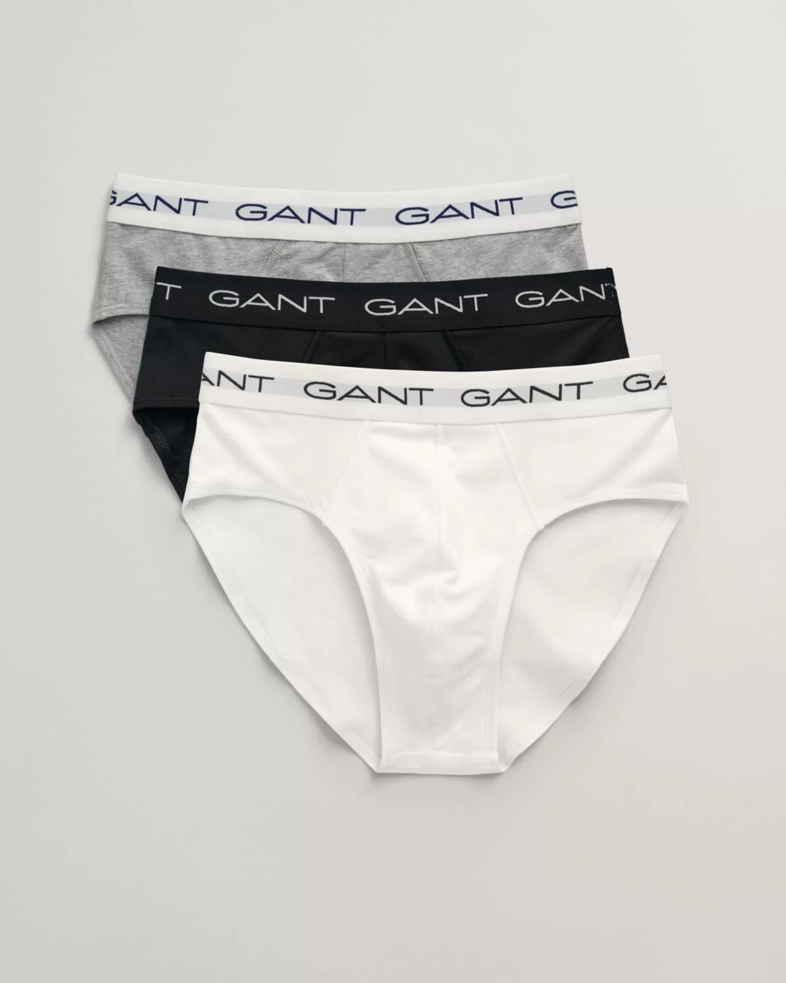 Men GANT Underwear*3-Pack Briefs GREY MELANGE