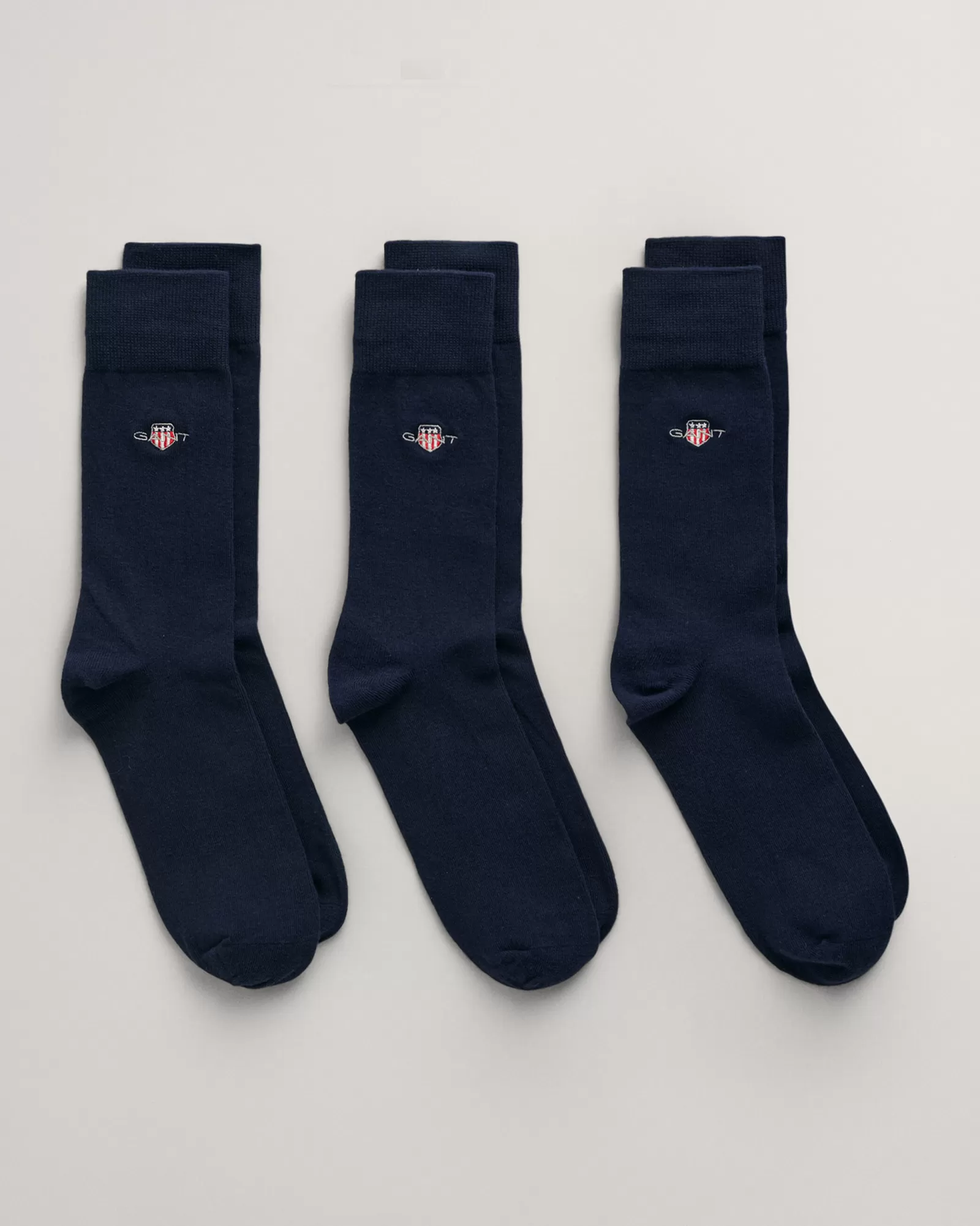 Men GANT Socks*3-Pack Shield Socks EVENING BLUE