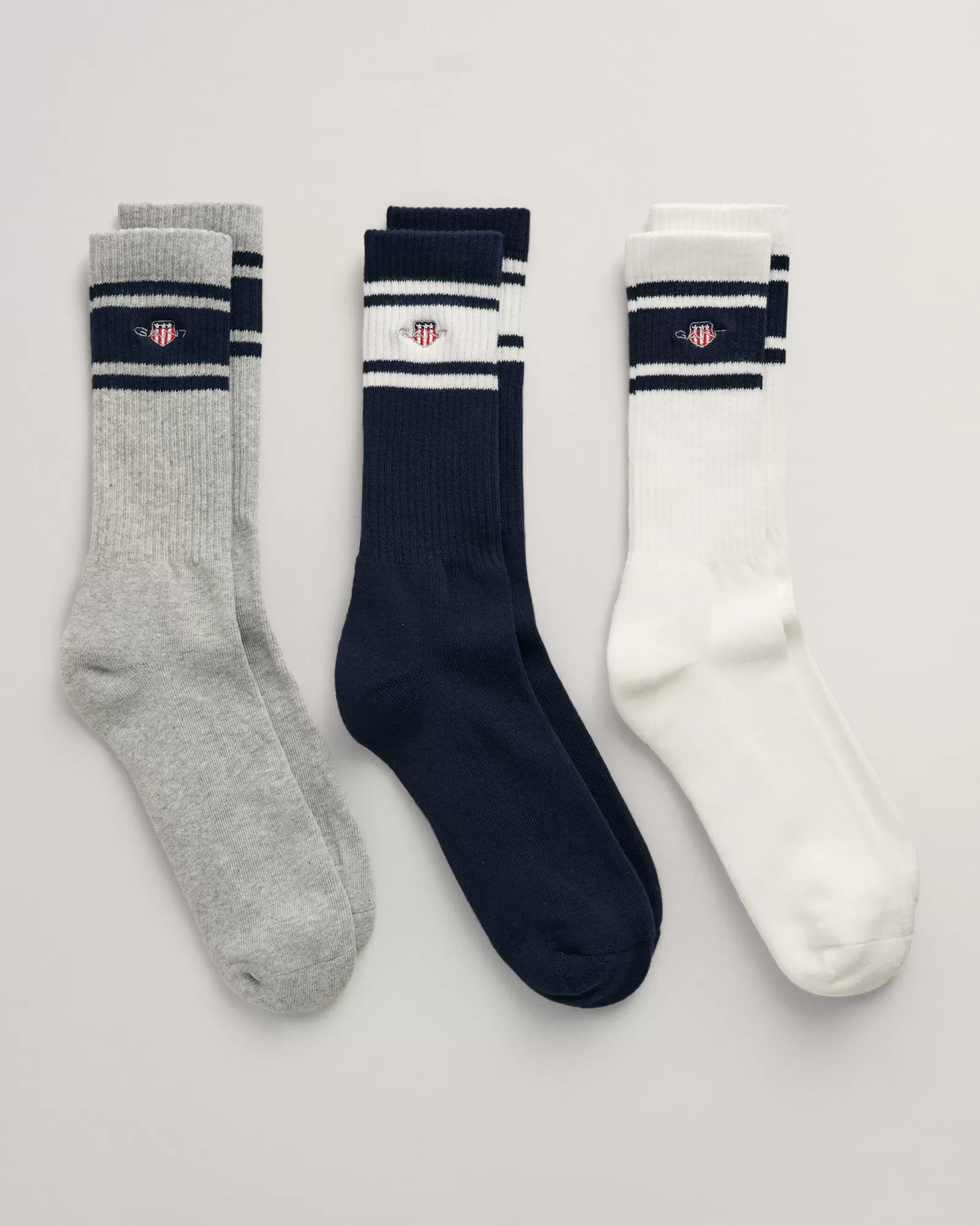 Men GANT Socks*3-Pack Shield Sport Socks EVENING BLUE