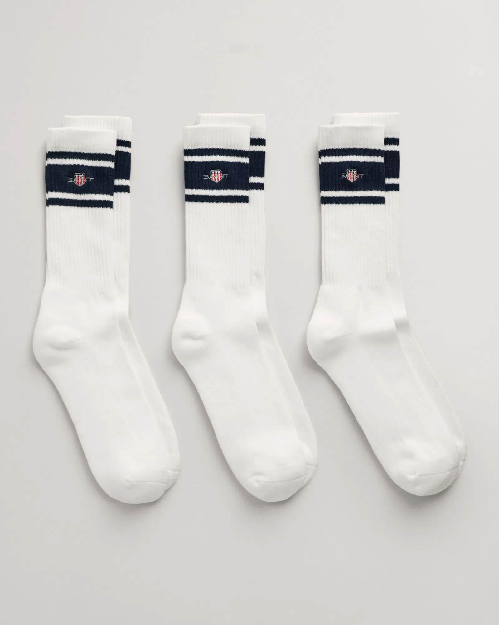 Men GANT Socks*3-Pack Shield Sport Socks WHITE