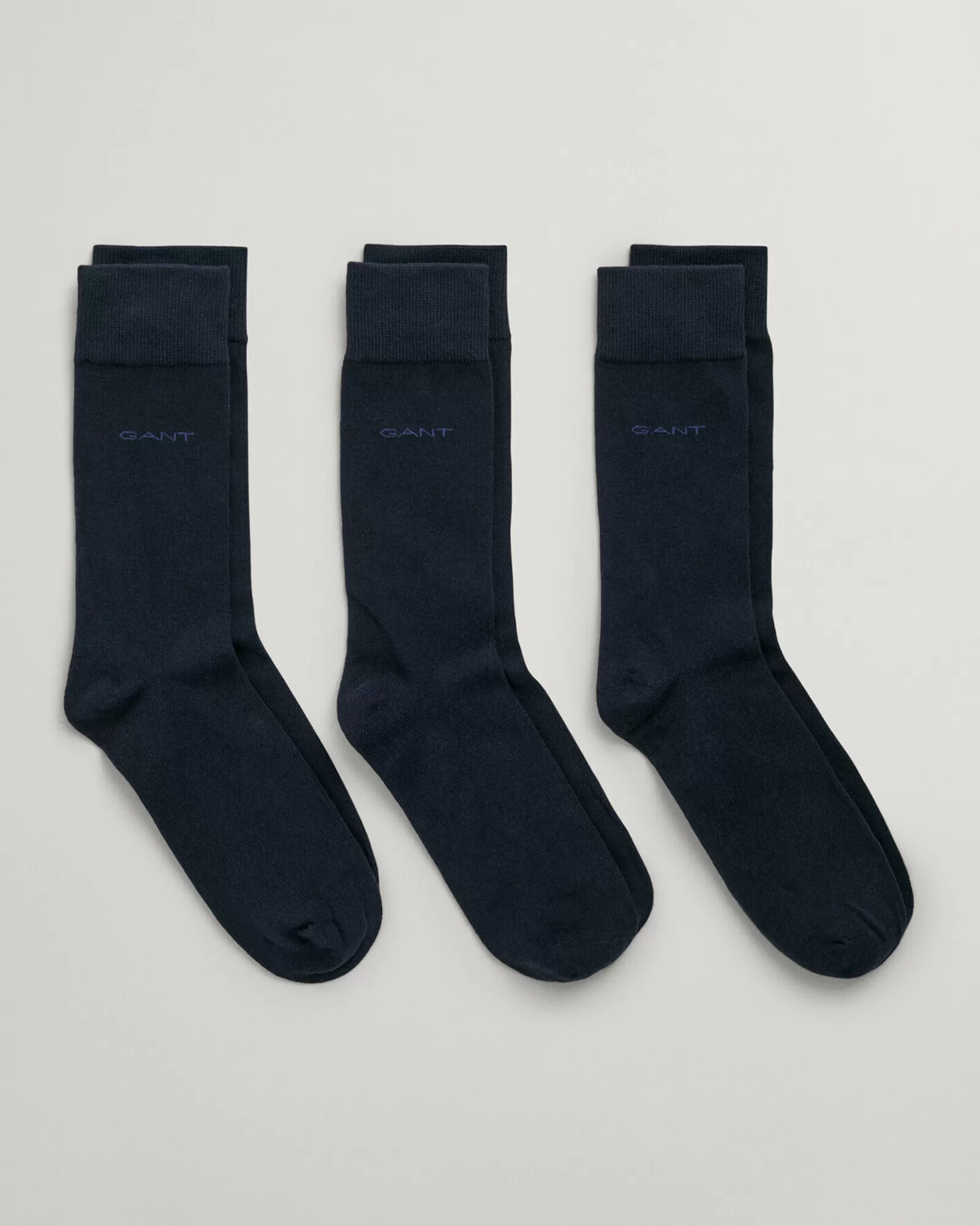 Men GANT Socks*3-Pack Soft Cotton Socks MARINE