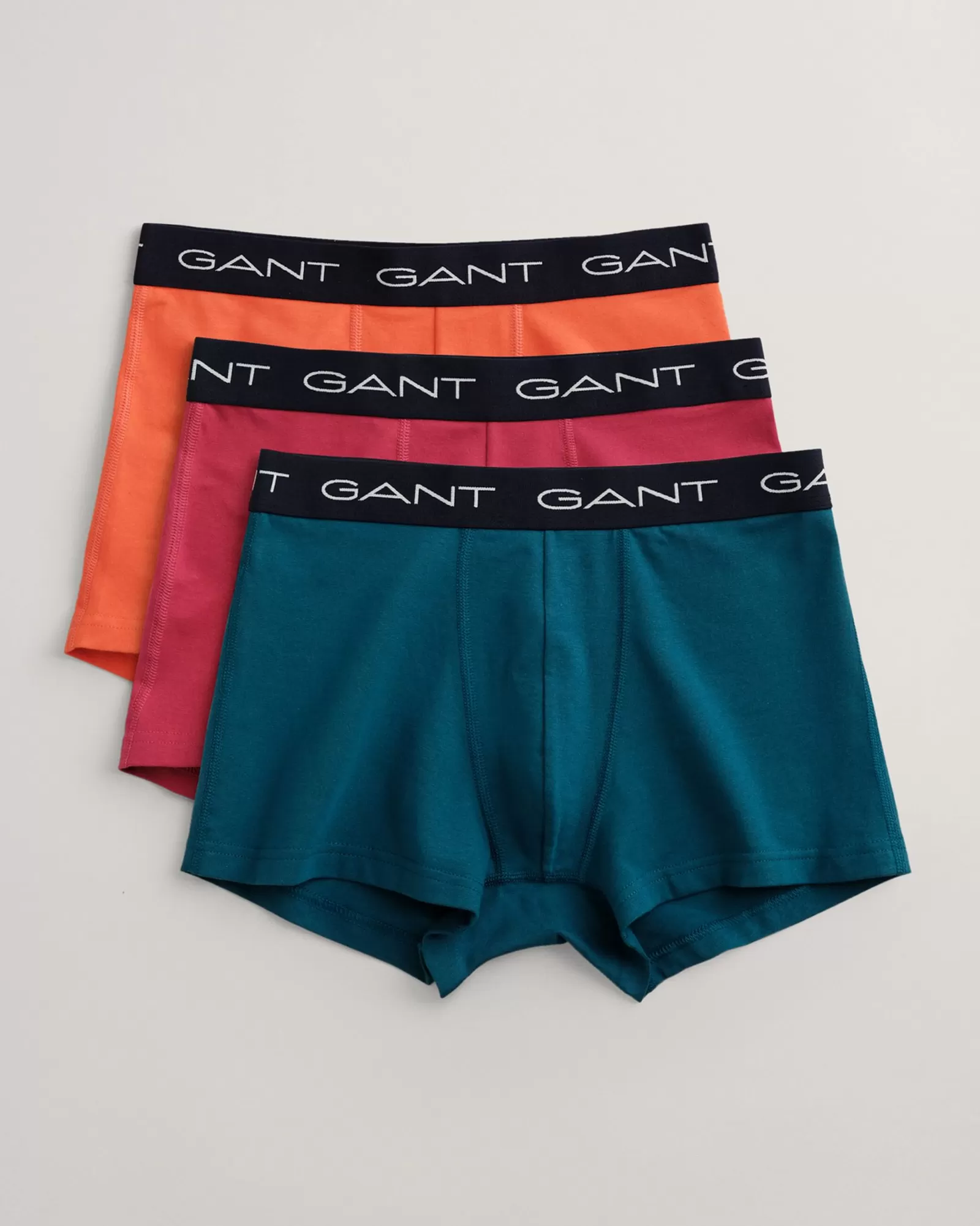 Men GANT Underwear*3-Pack Trunks PETROL BLUE