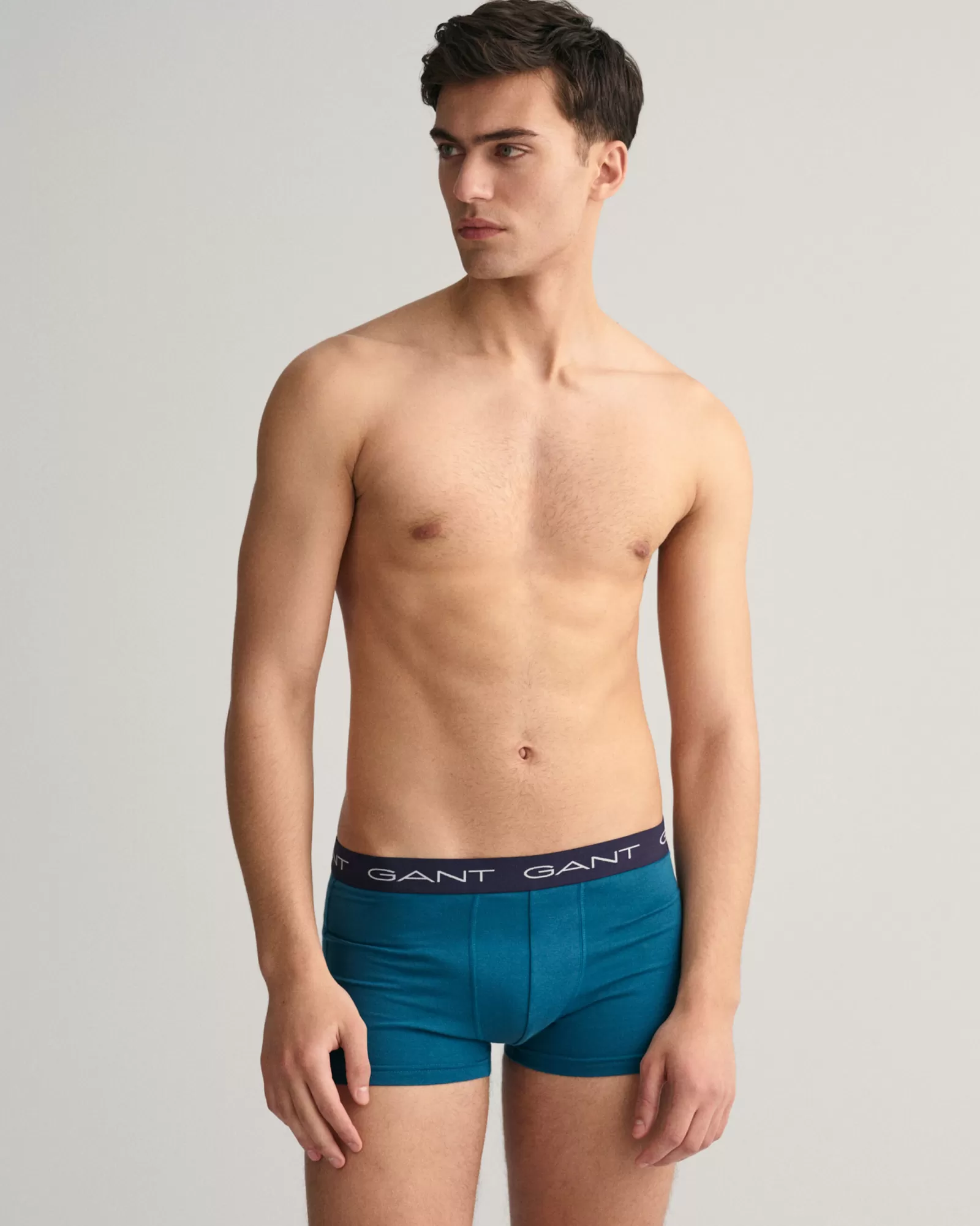 Men GANT Underwear*3-Pack Trunks PETROL BLUE