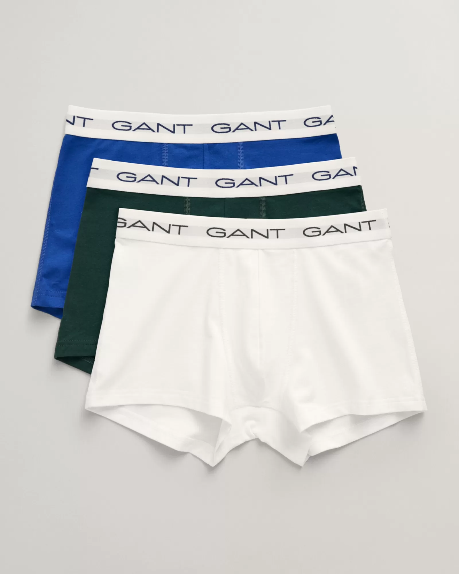 Men GANT Underwear*3-Pack Trunks WHITE