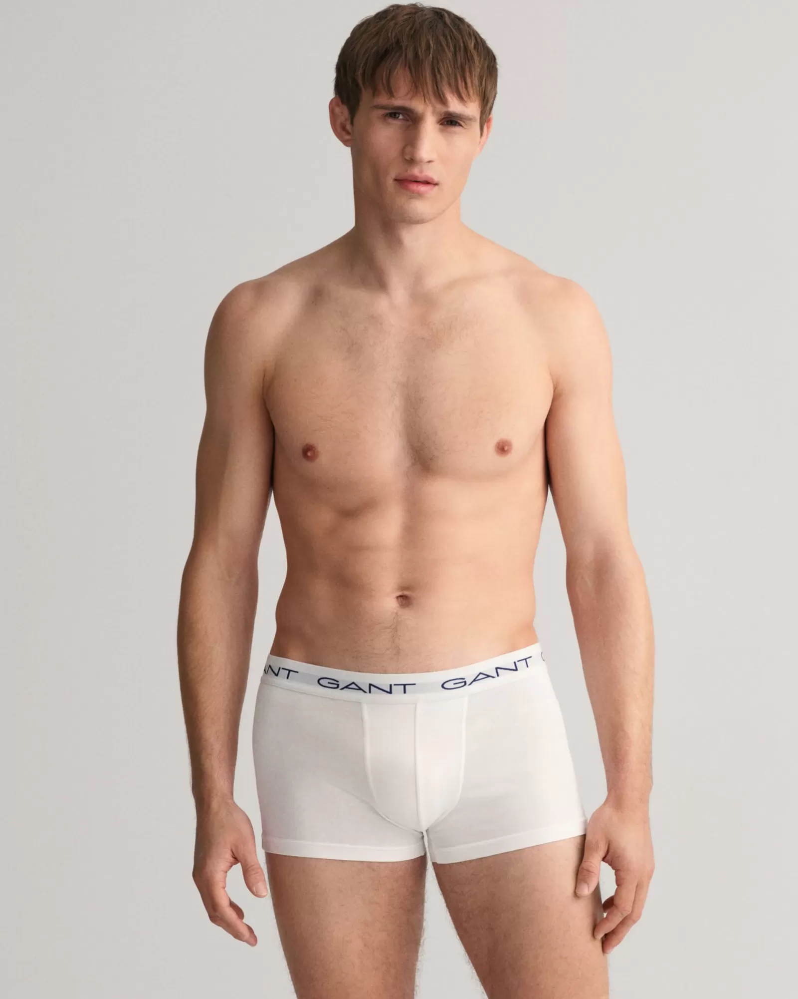 Men GANT Underwear*3-Pack Trunks WHITE