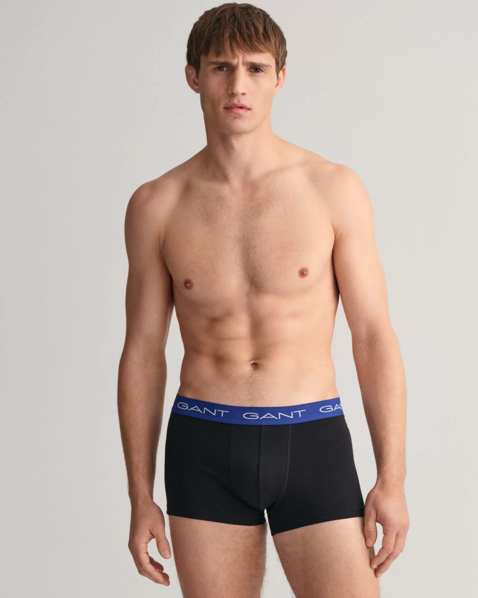 Men GANT Underwear*3-Pack Trunks BLACK