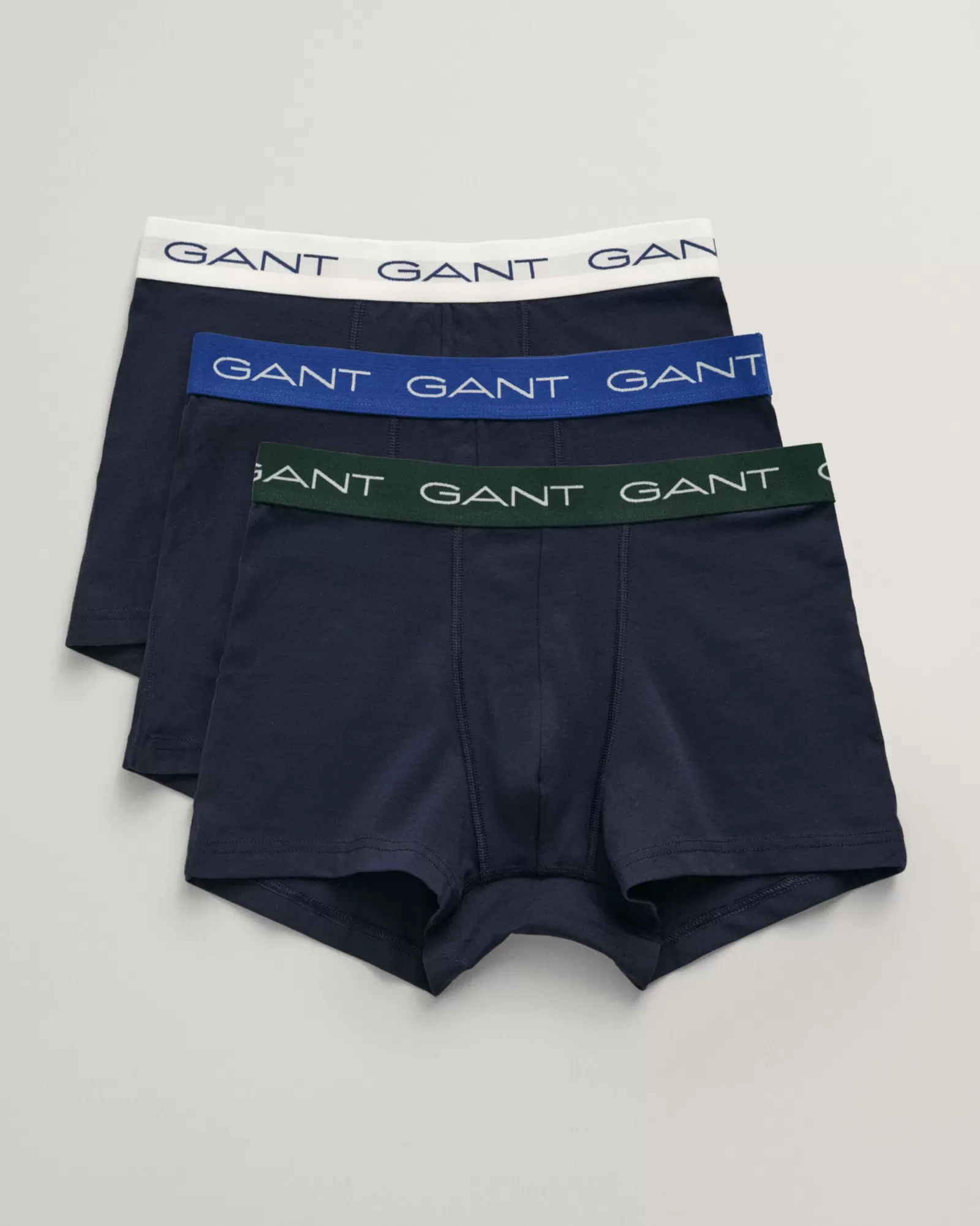 Men GANT Underwear*3-Pack Trunks EVENING BLUE