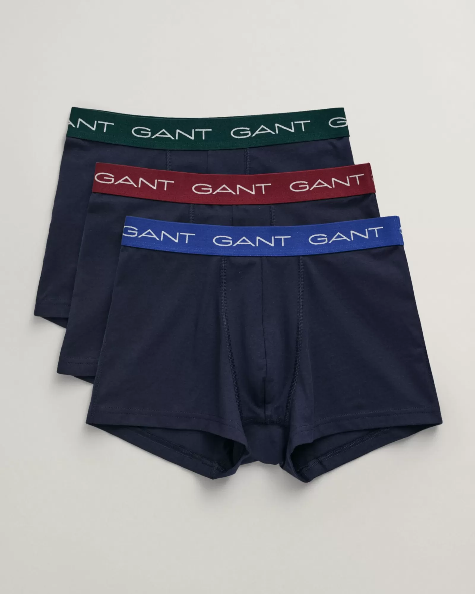 Men GANT Underwear*3-Pack Trunks PLUMPED RED