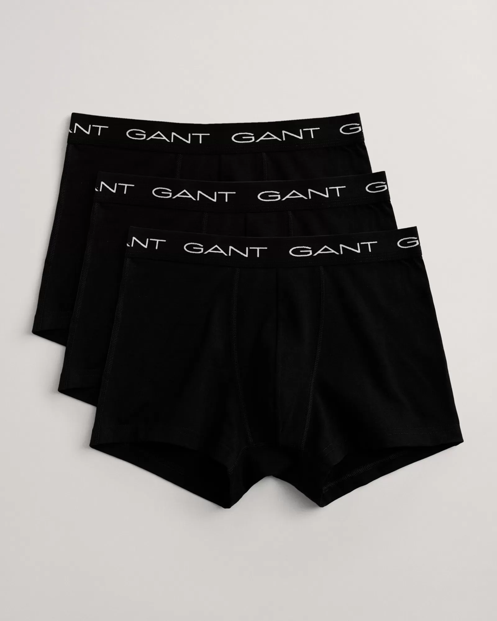 Men GANT Underwear*3-Pack Trunks BLACK