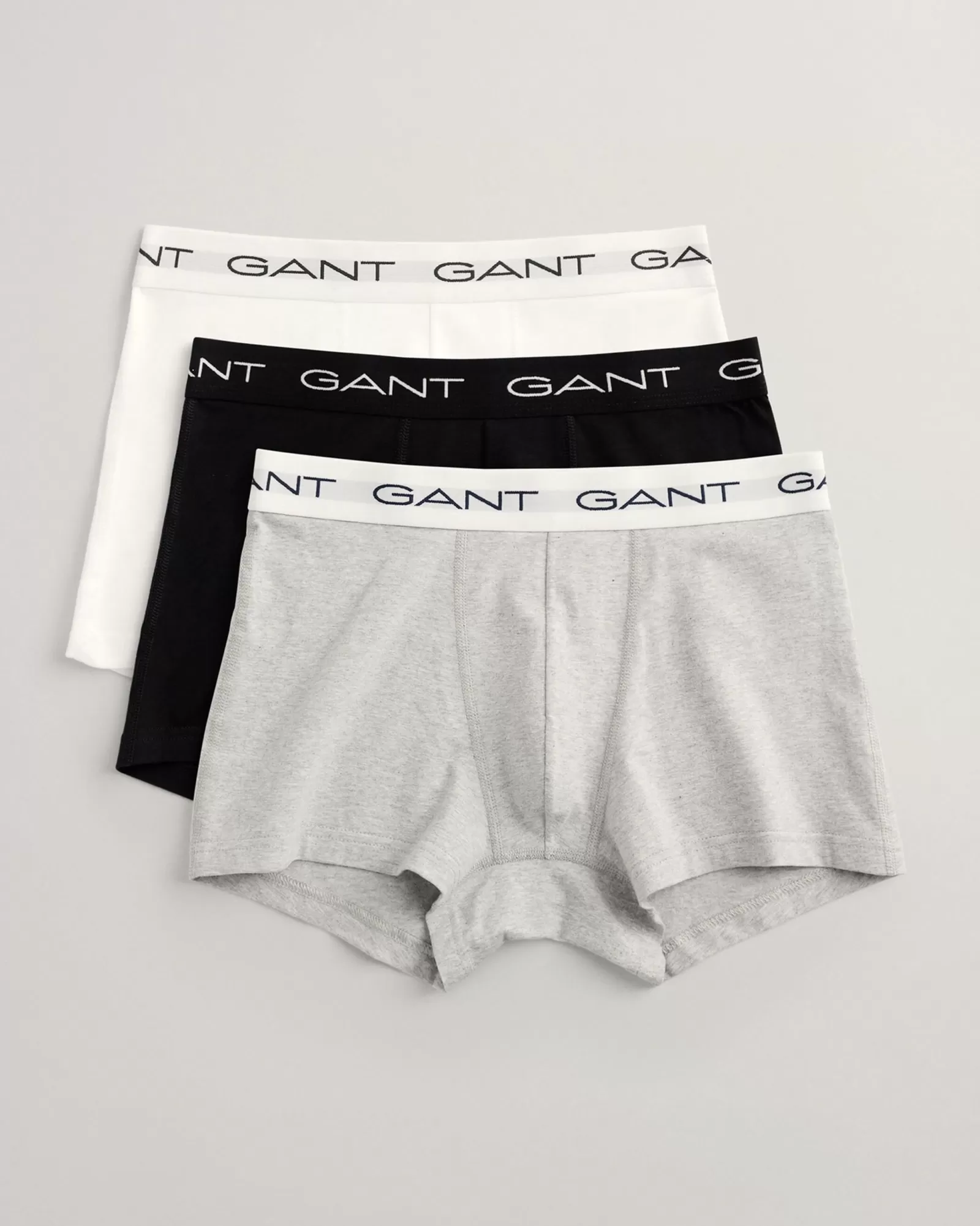 Men GANT Underwear*3-Pack Trunks GREY MELANGE