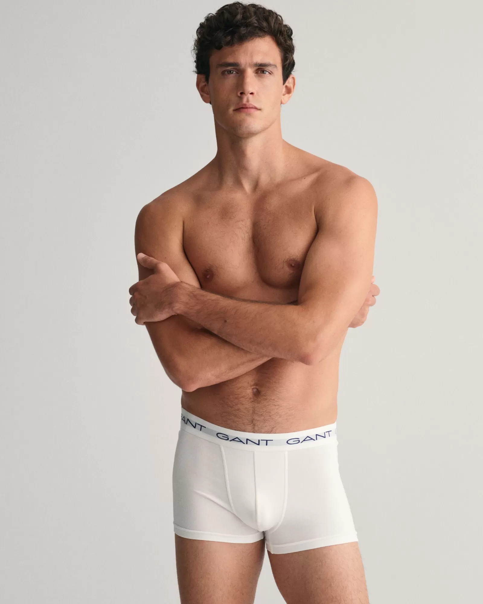 Men GANT Underwear*3-Pack Trunks WHITE