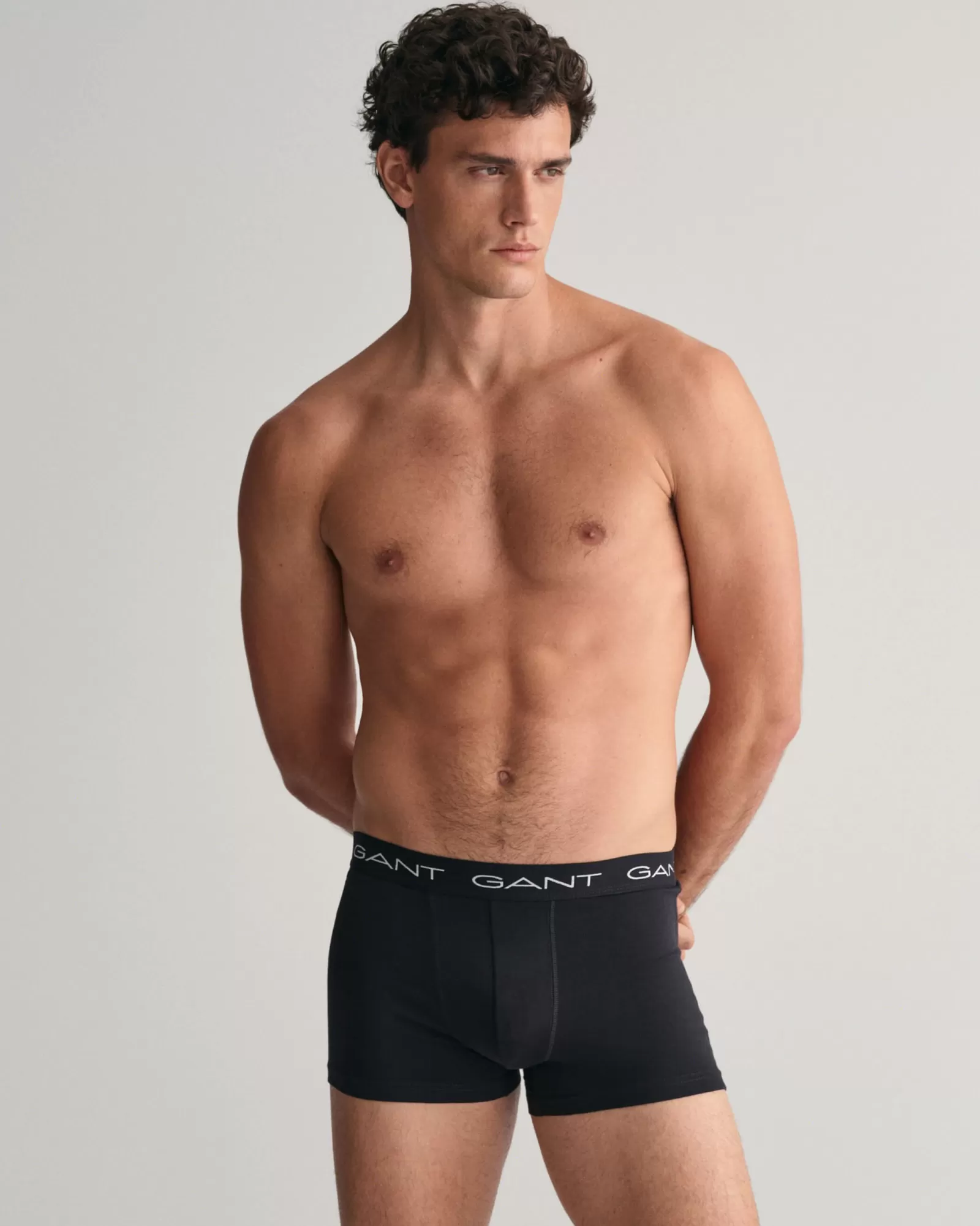 Men GANT Underwear*7-Pack Trunks BLACK