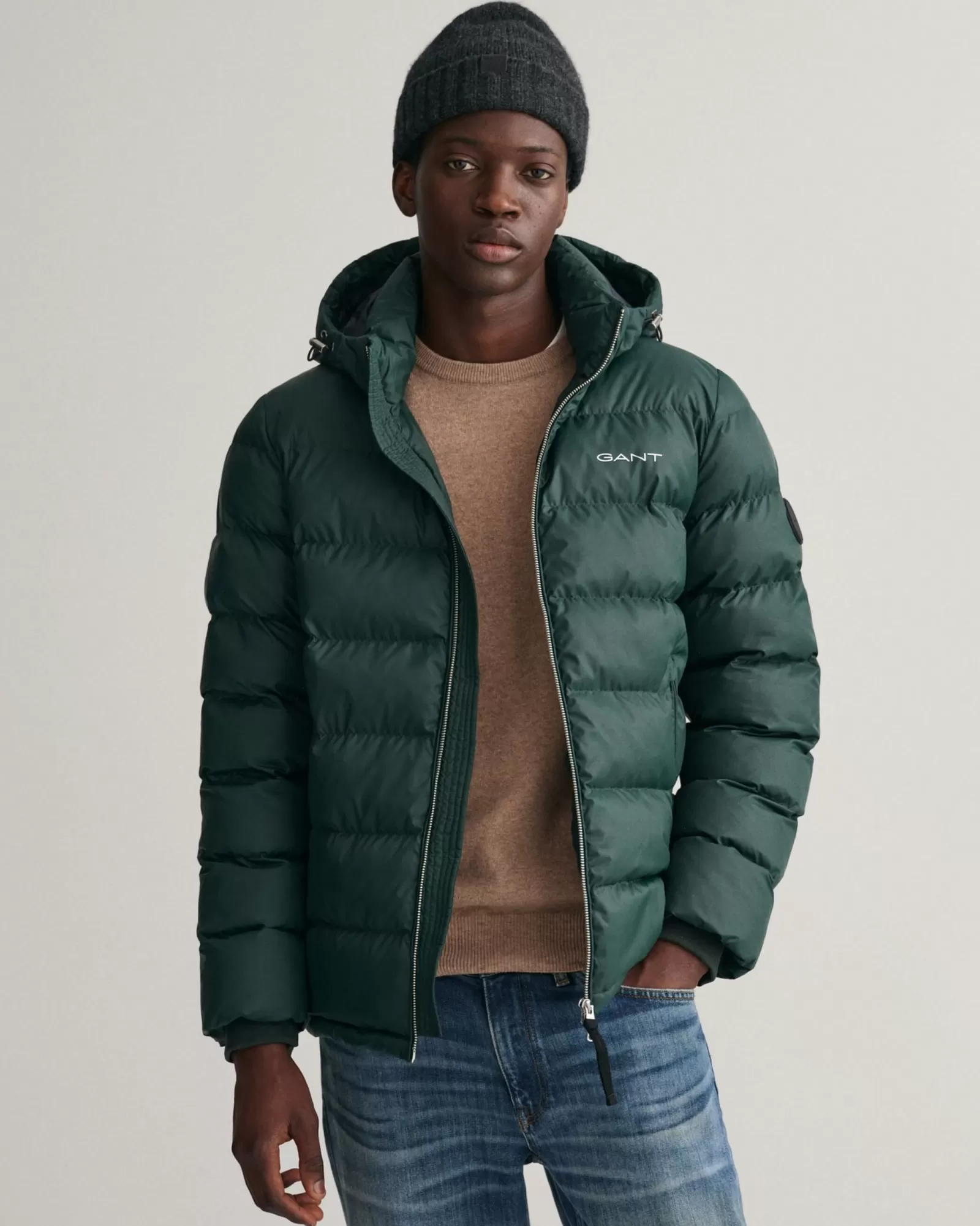 Men GANT Jackets & Coats*Active Cloud Jacket TARTAN GREEN