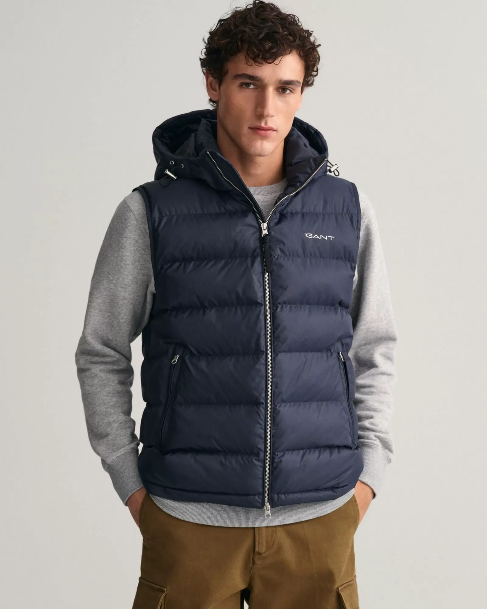 Men GANT Jackets & Coats*Active Cloud Vest EVENING BLUE