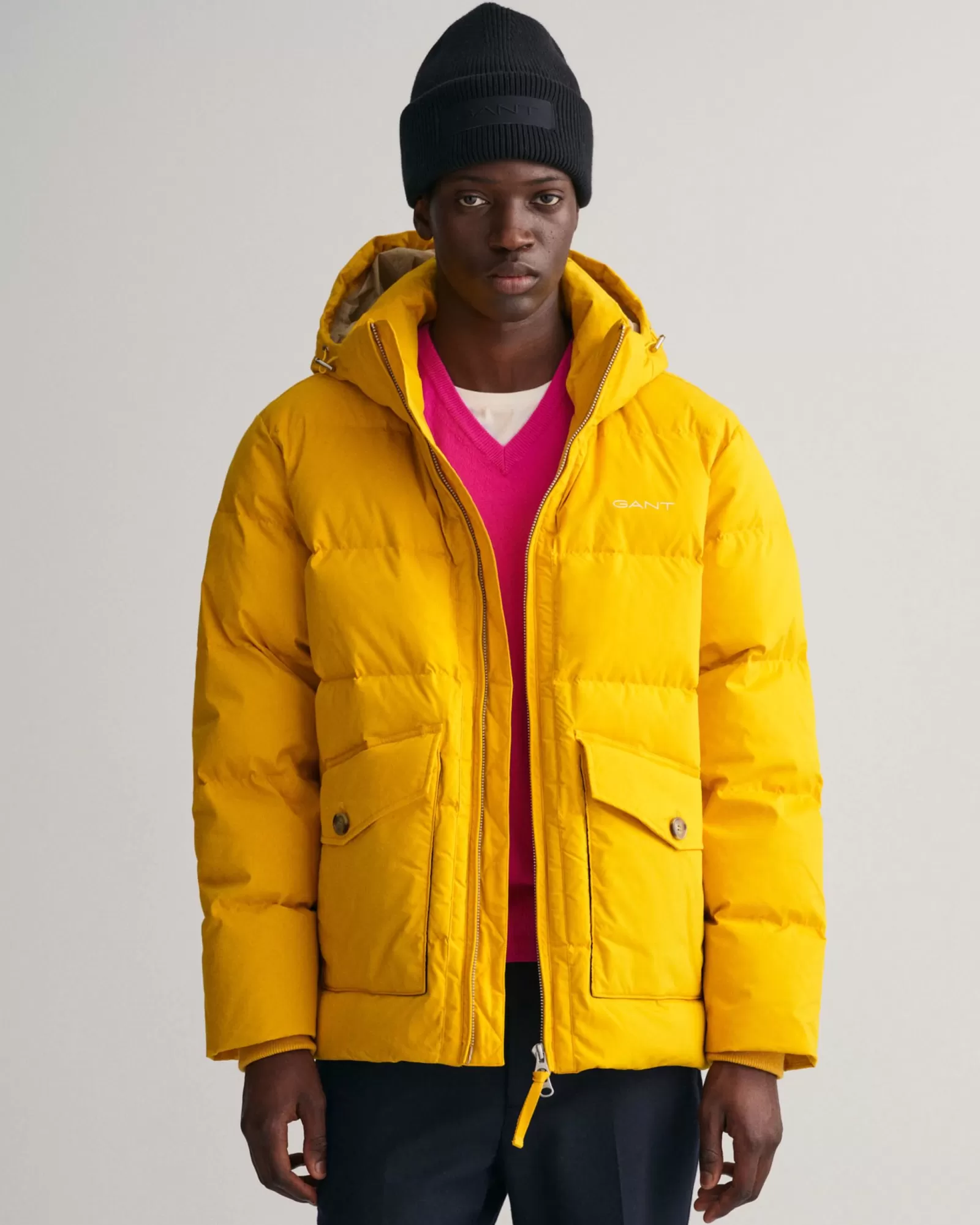 Men GANT Jackets & Coats*Alta Down Jacket SUNFLOWER YELLOW