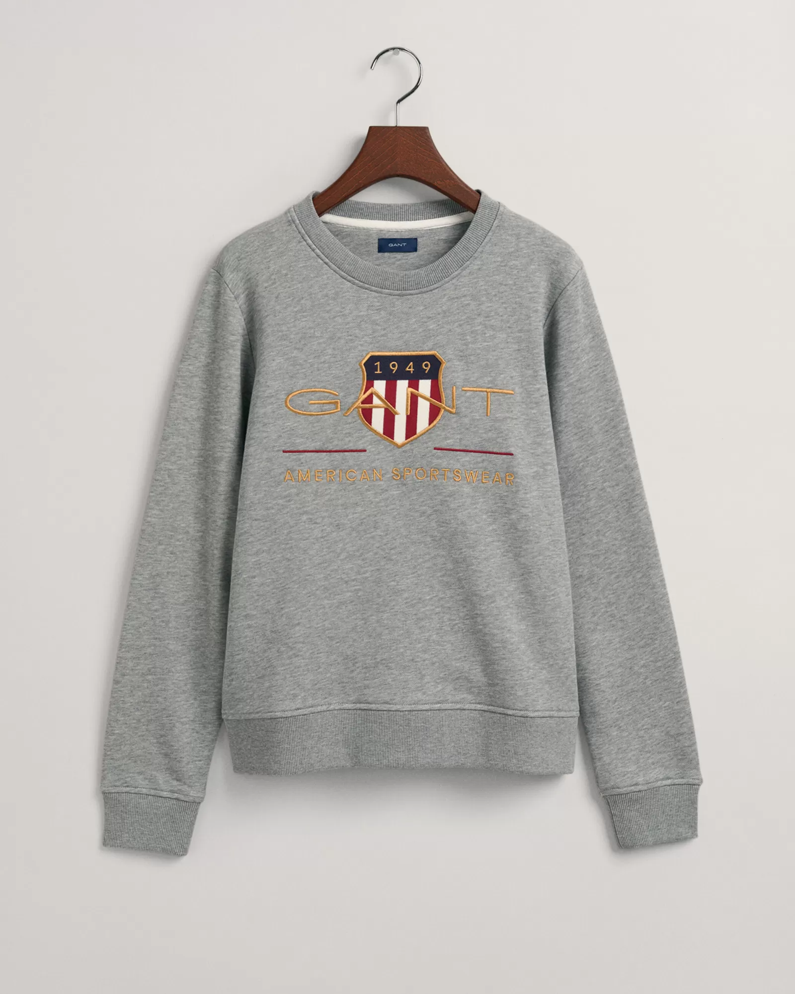 Women GANT Sweatshirts & Hoodies*Archive Shield Crew Neck Sweatshirt GREY MELANGE