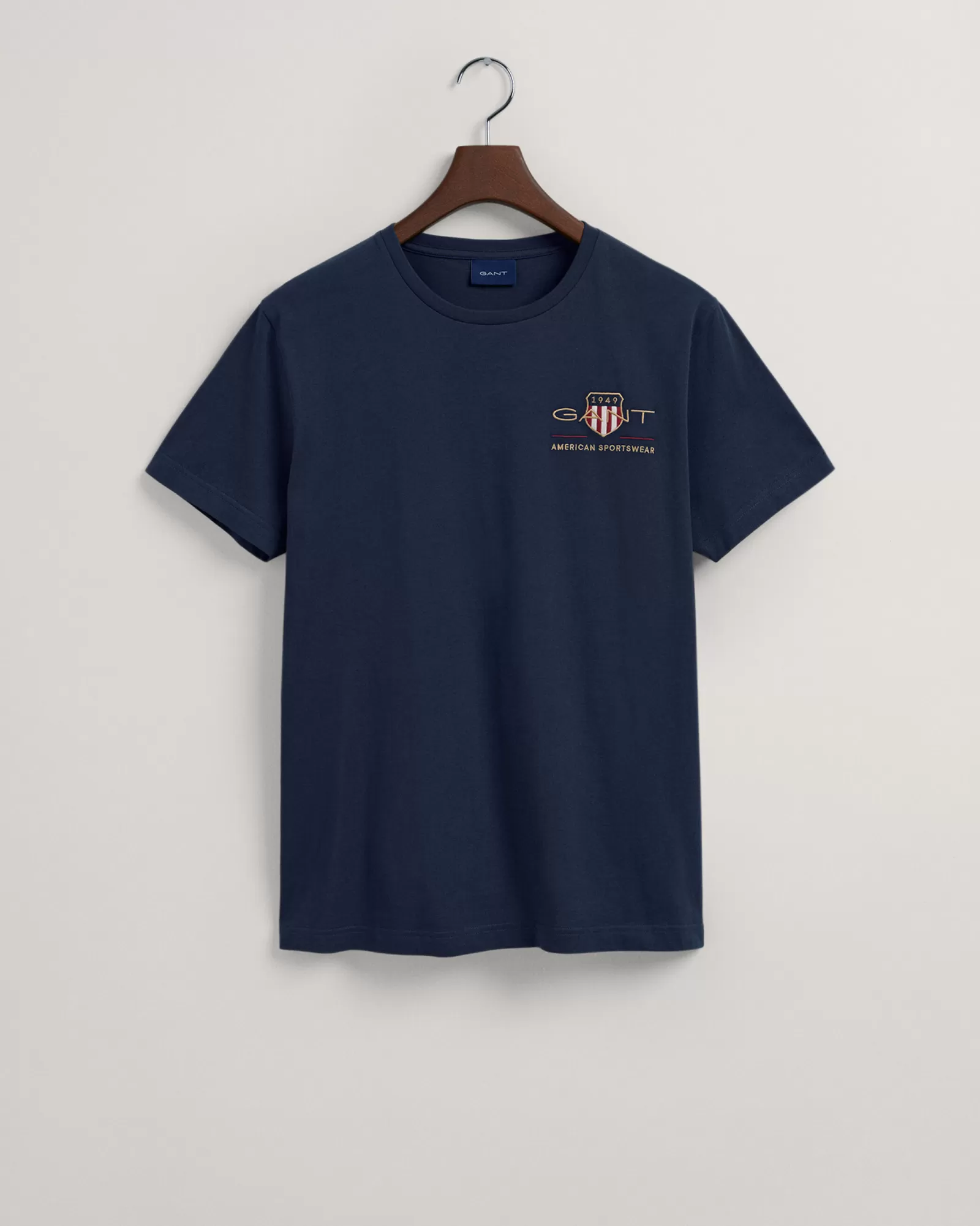 Men GANT T-Shirts*Archive Shield Embroidered T-Shirt EVENING BLUE