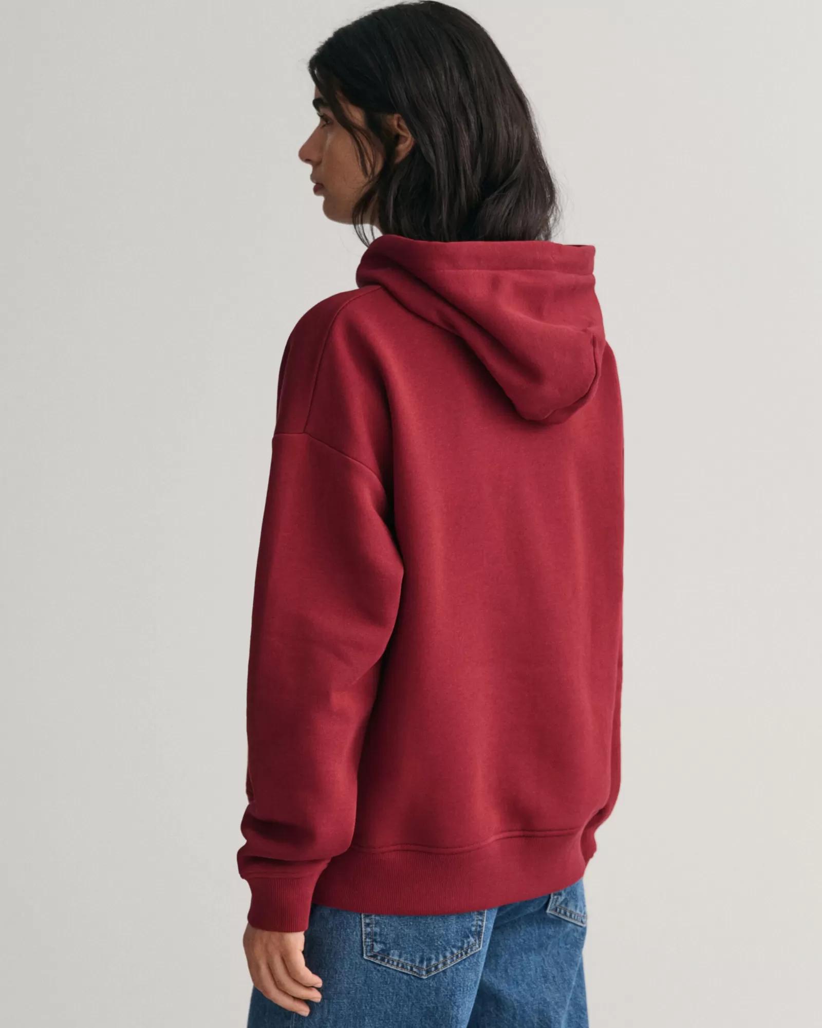 Women GANT Sweatshirts & Hoodies*Archive Shield Hoodie PLUMPED RED