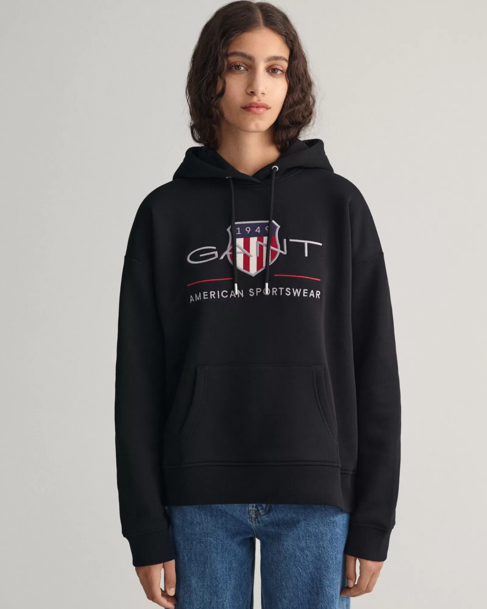 Women GANT Sweatshirts & Hoodies*Archive Shield Hoodie BLACK