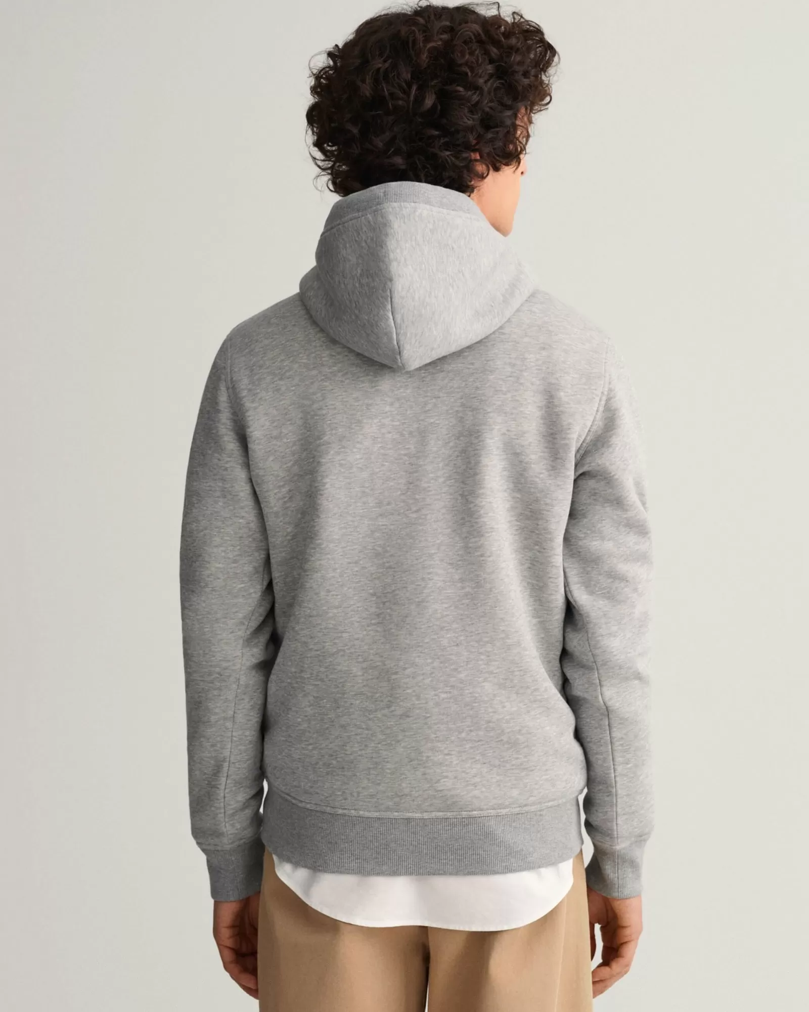 Men GANT Sweatshirts & Hoodies*Archive Shield Hoodie GREY MELANGE