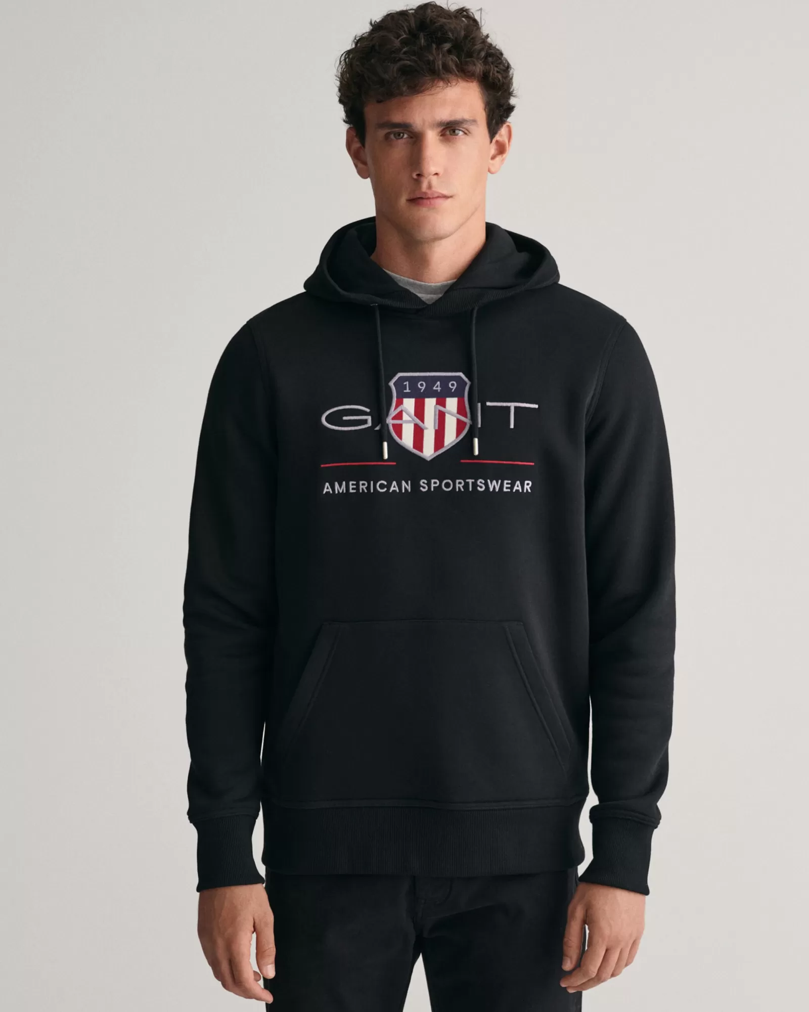 Men GANT Sweatshirts & Hoodies*Archive Shield Hoodie BLACK