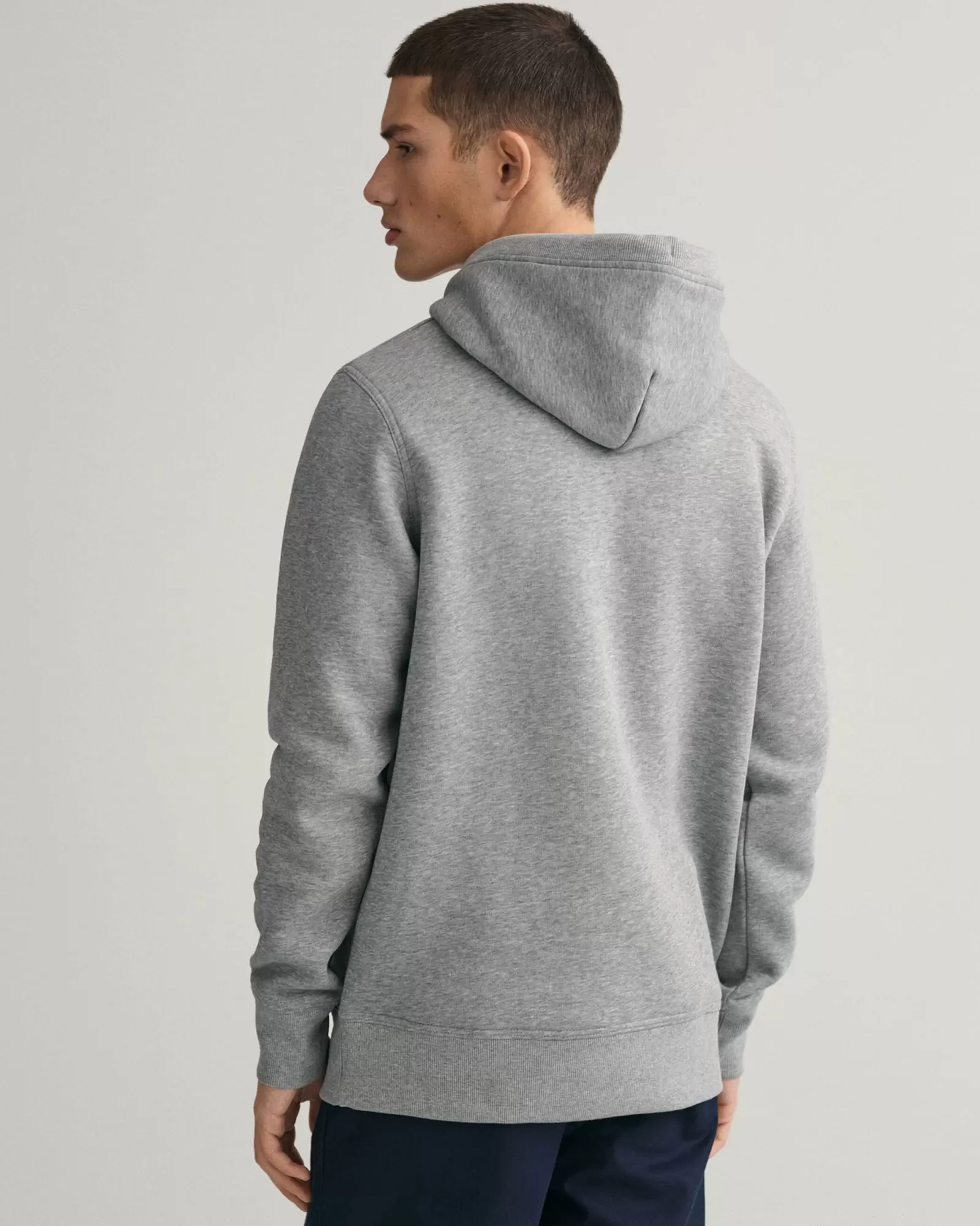 Men GANT Sweatshirts & Hoodies*Archive Shield Hoodie GREY MELANGE