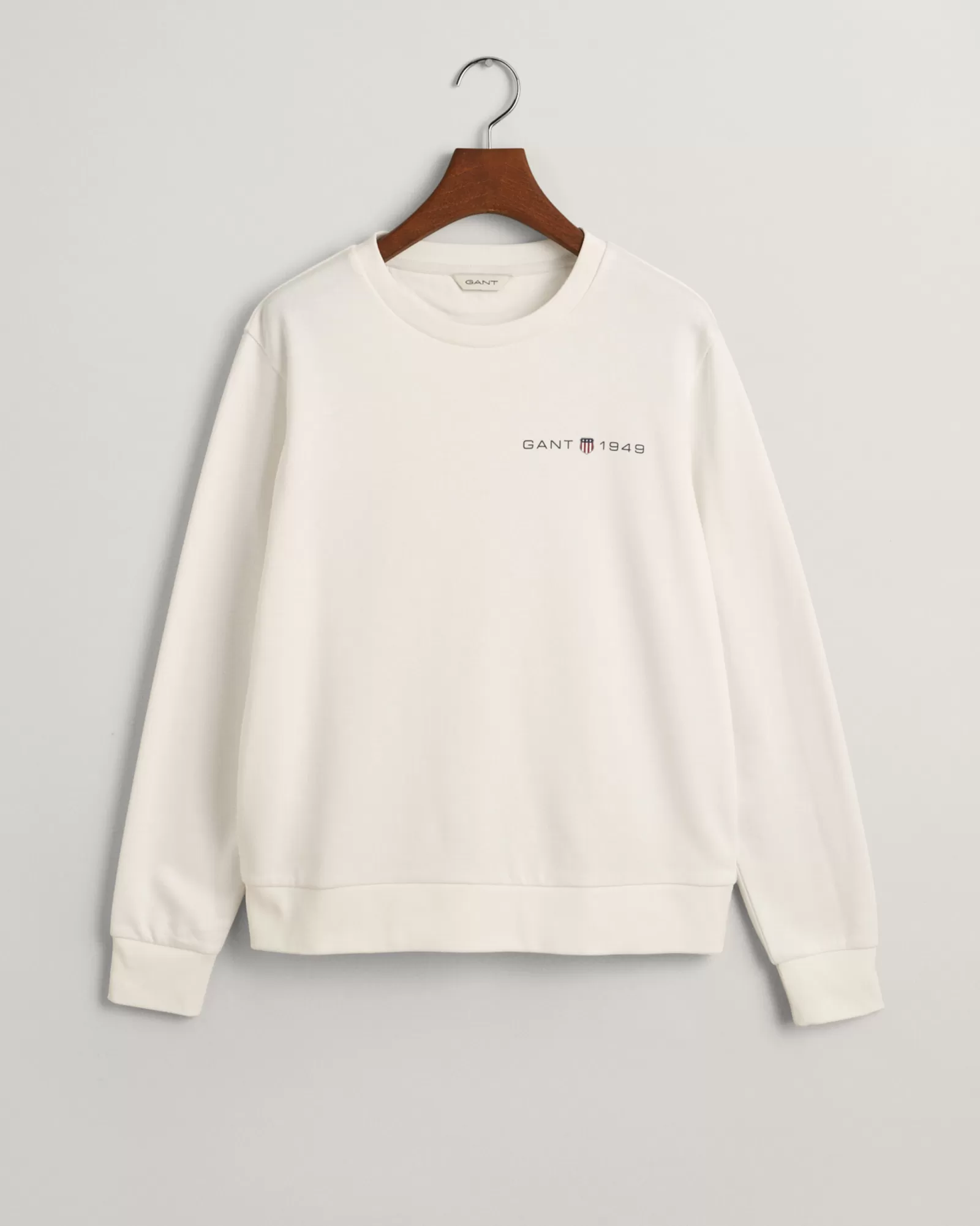 Women GANT Sweatshirts & Hoodies*Archive Shield Print Crew Neck Sweatshirt EGGSHELL