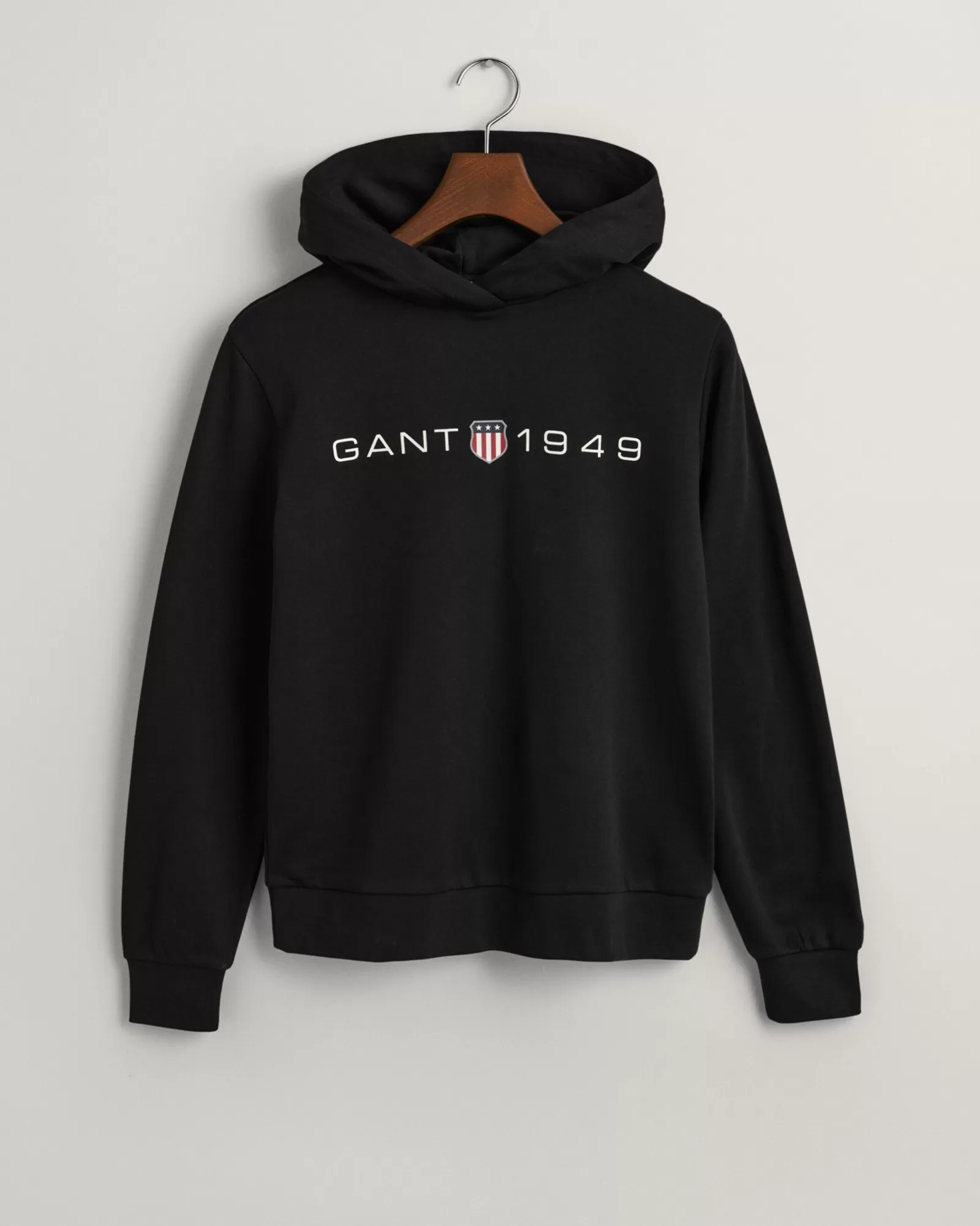 Women GANT Sweatshirts & Hoodies*Archive Shield Print Hoodie BLACK