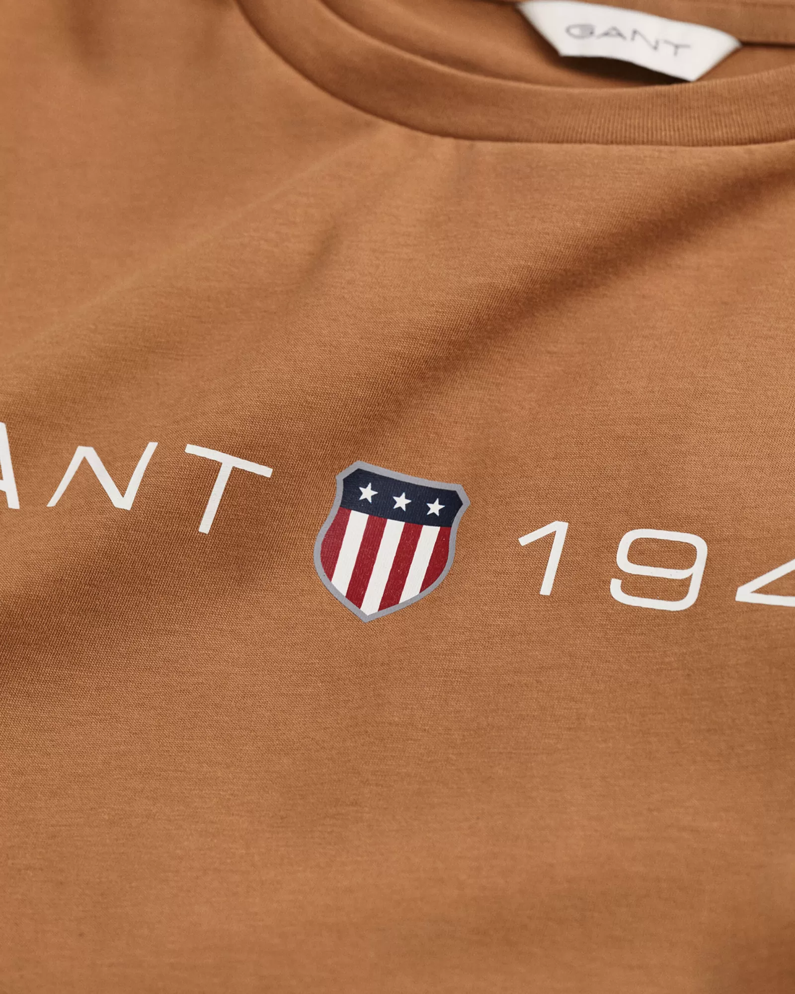 Women GANT T-Shirts & Tops*Archive Shield Print T-Shirt ROASTED WALNUT