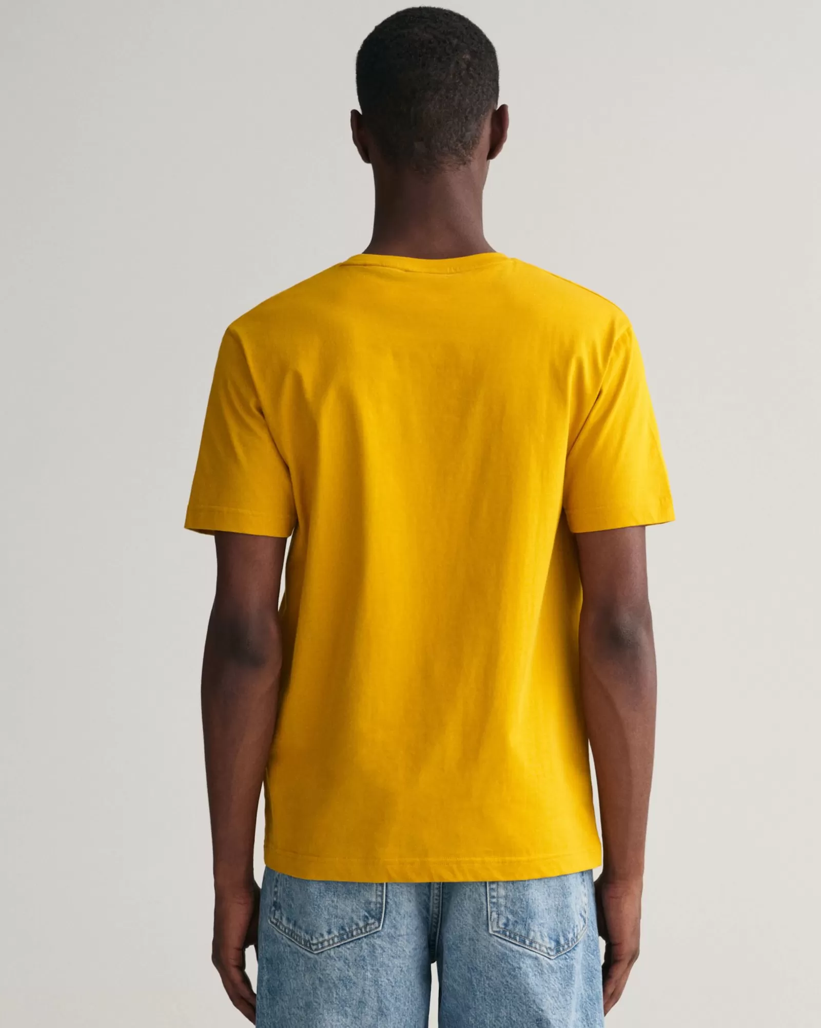 Men GANT T-Shirts*Archive Shield T-Shirt DARK MUSTARD YELLOW