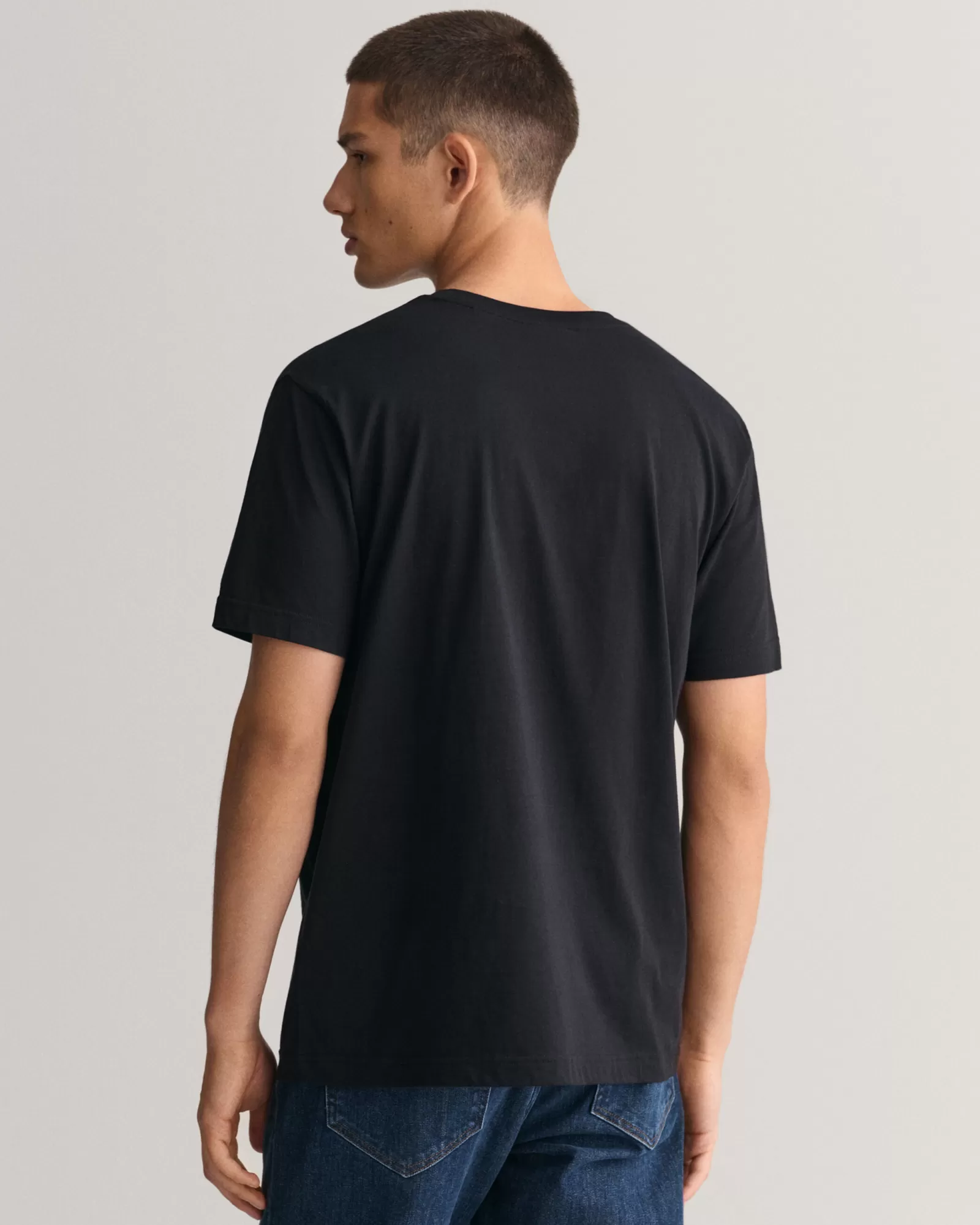 Men GANT T-Shirts*Archive Shield T-Shirt BLACK