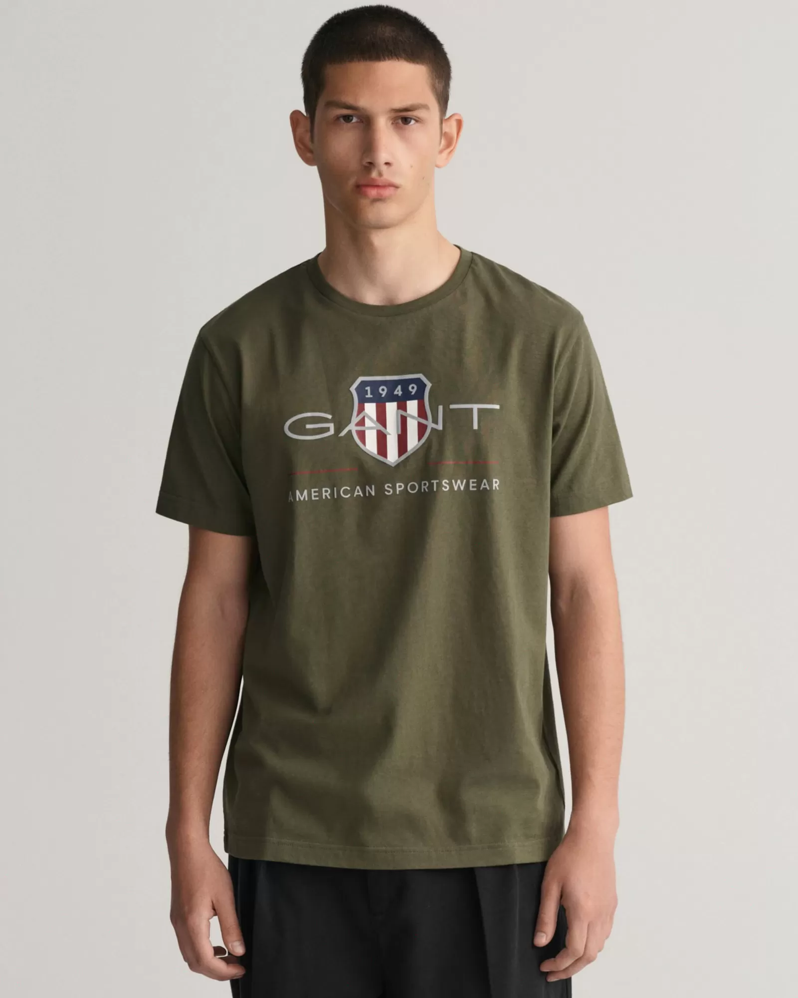 Men GANT T-Shirts*Archive Shield T-Shirt JUNIPER GREEN