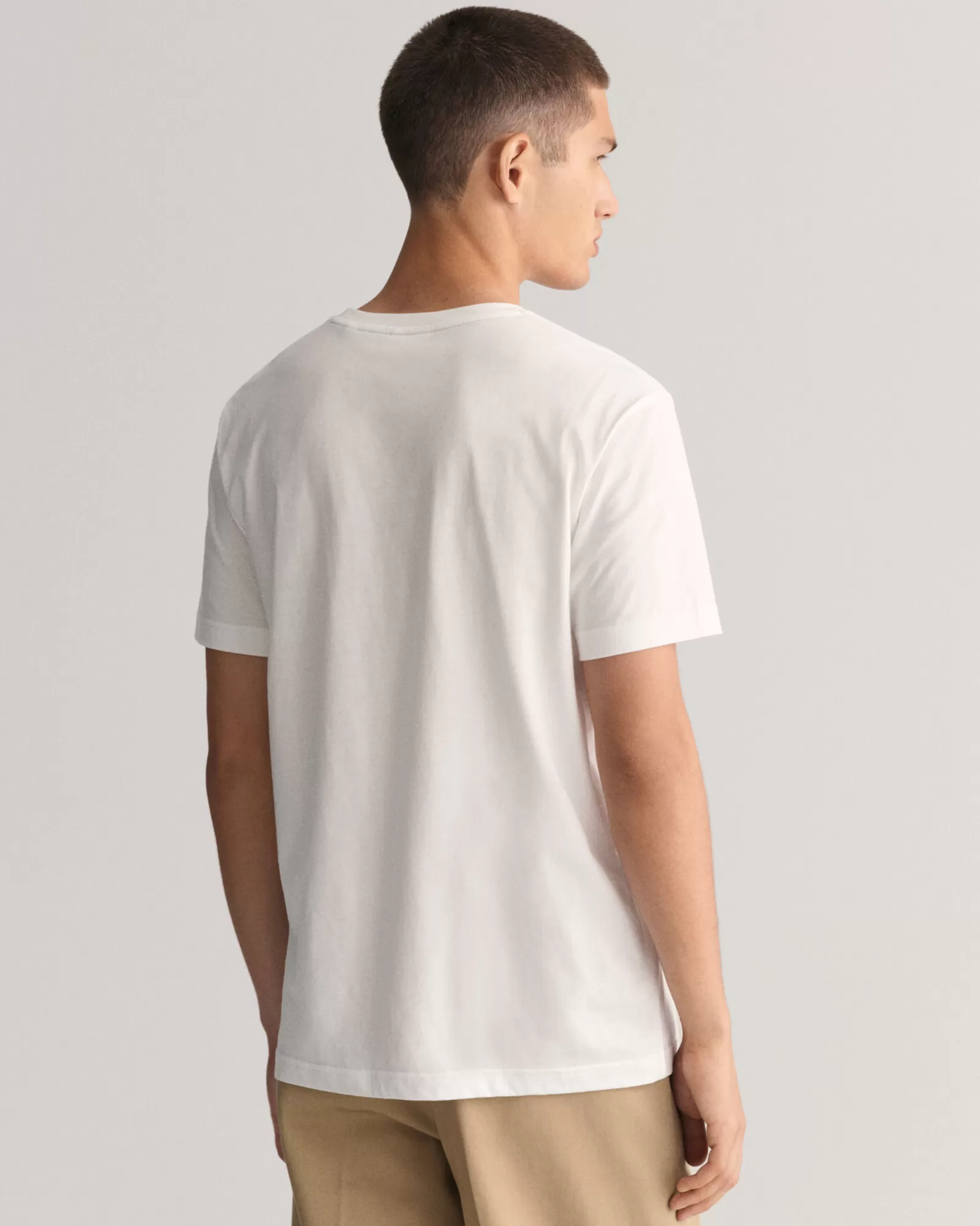 Men GANT T-Shirts*Archive Shield T-Shirt WHITE