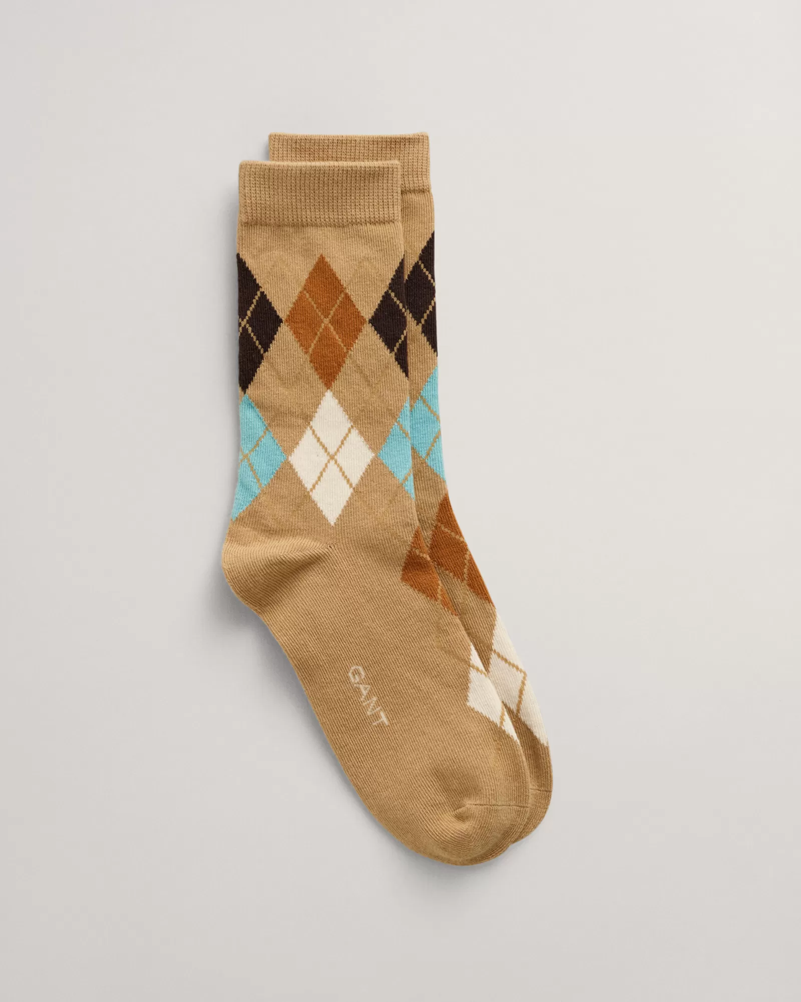 Women GANT Socks*Argyle Socks DARK KHAKI