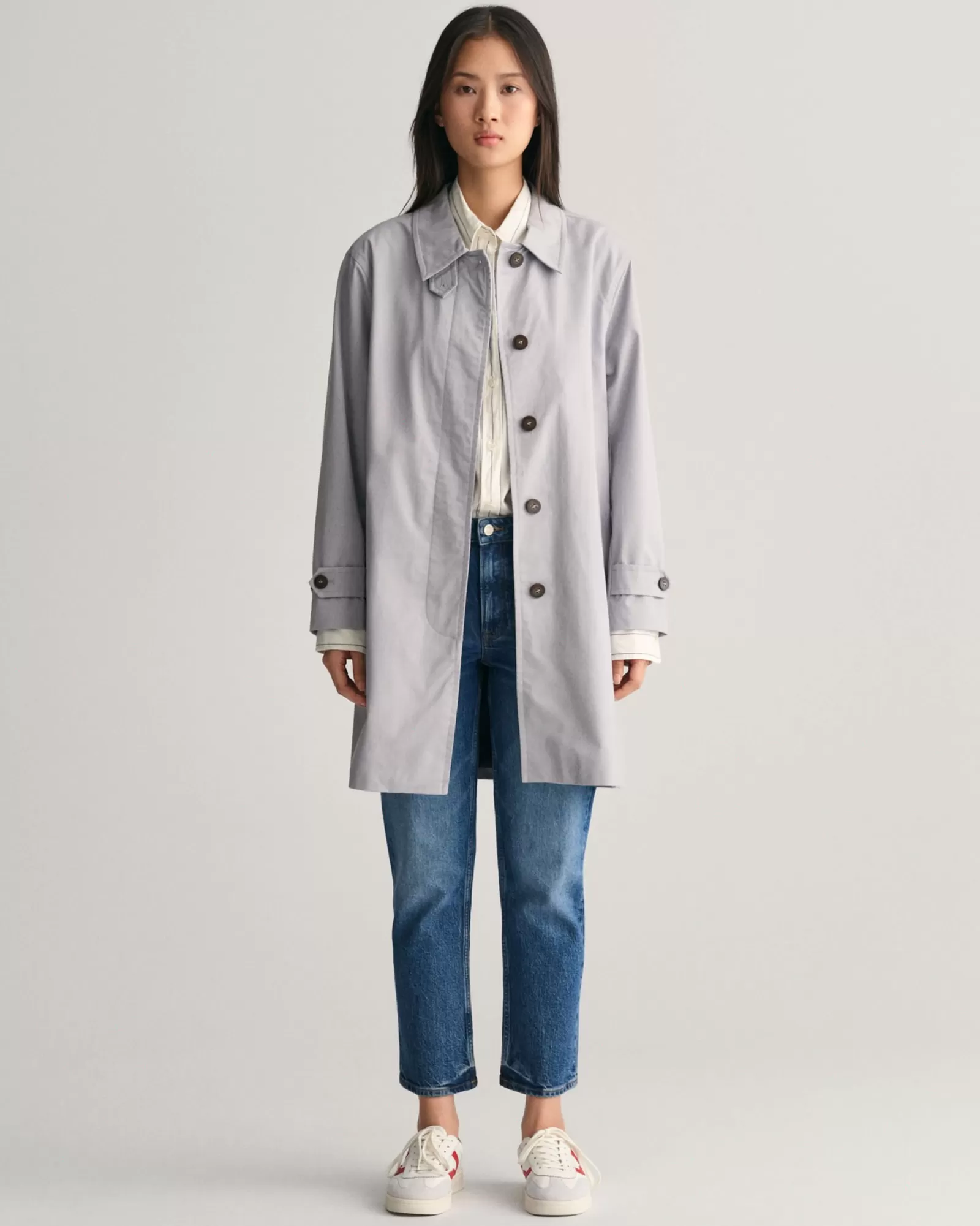 Women GANT Jackets & Coats*Car Coat MID GREY