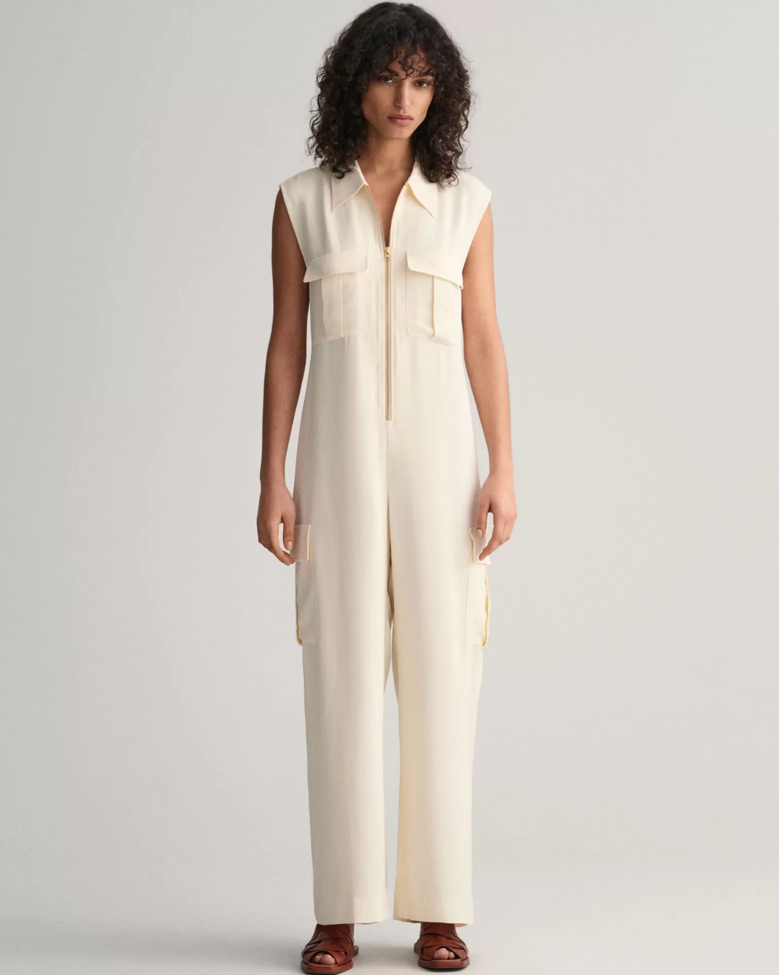 Women GANT Dresses*Cargo Pocket Jumpsuit LINEN