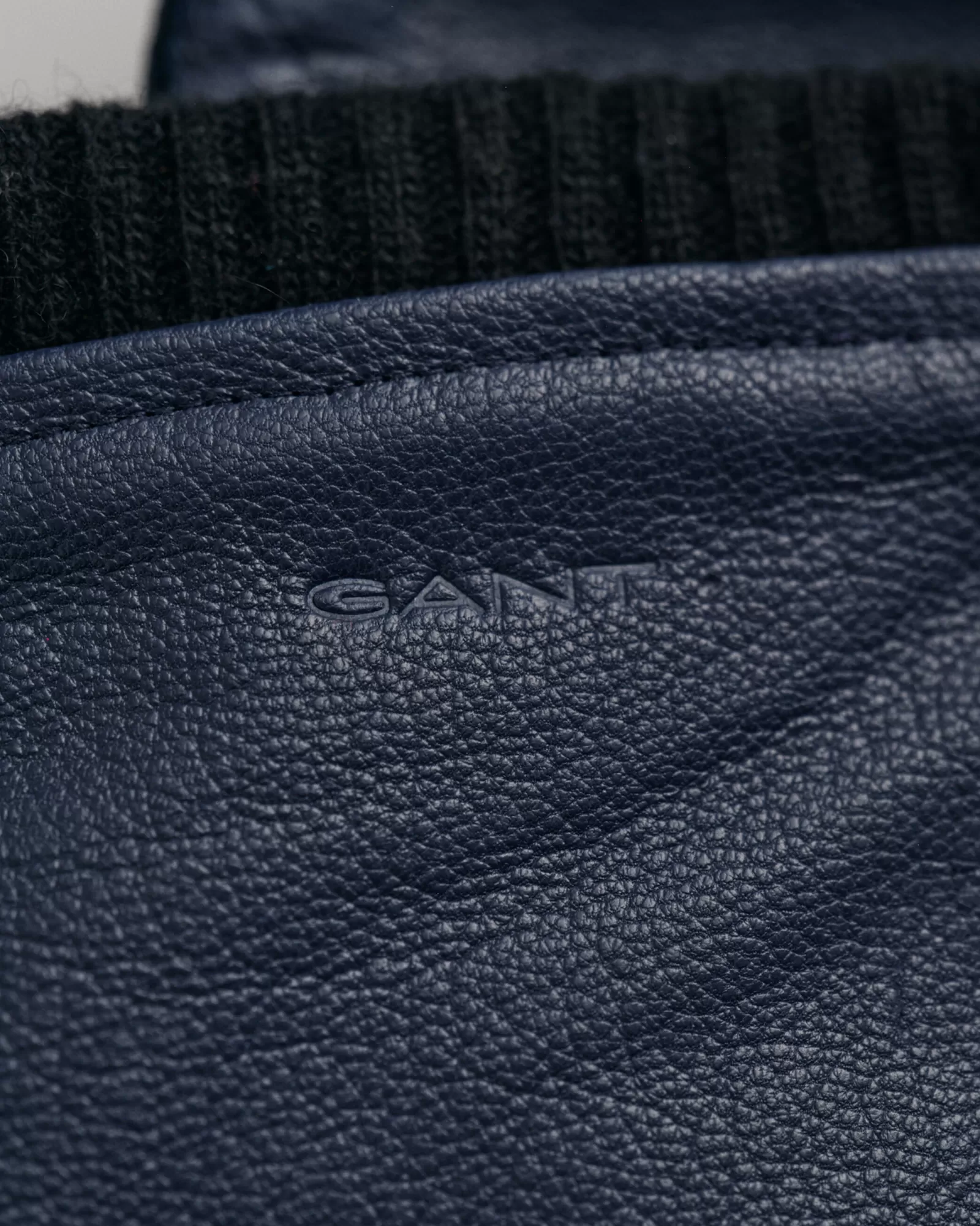 Men GANT Gloves*Cashmere Lined Leather Gloves CLASSIC BLUE