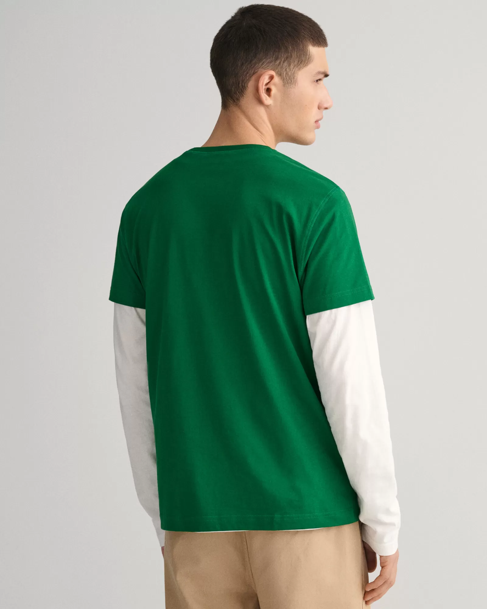 Men GANT T-Shirts*Cedar Graphic T-Shirt LAVISH GREEN