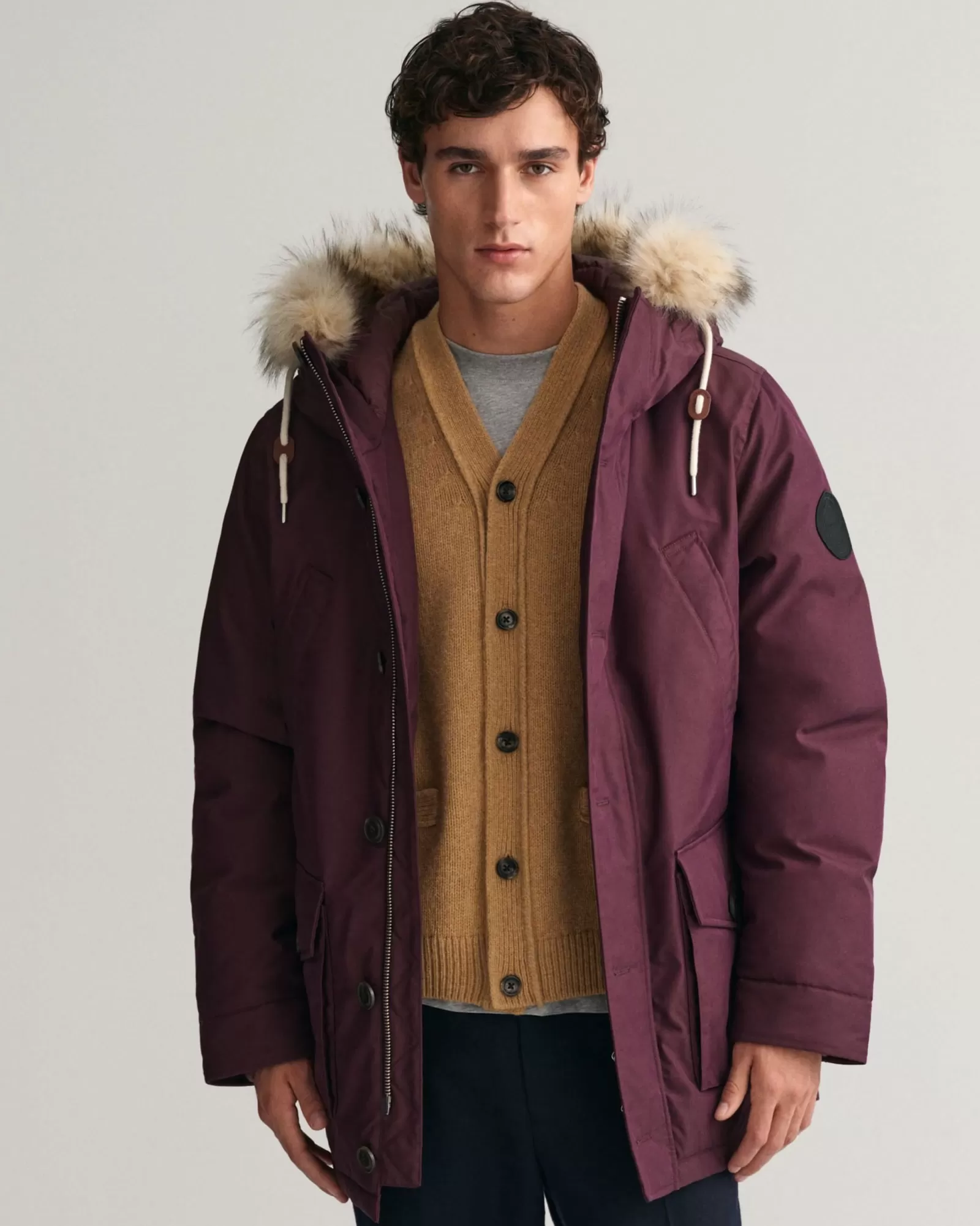 Men GANT Jackets & Coats*Classic Winter Parka DARK MAHOGANY