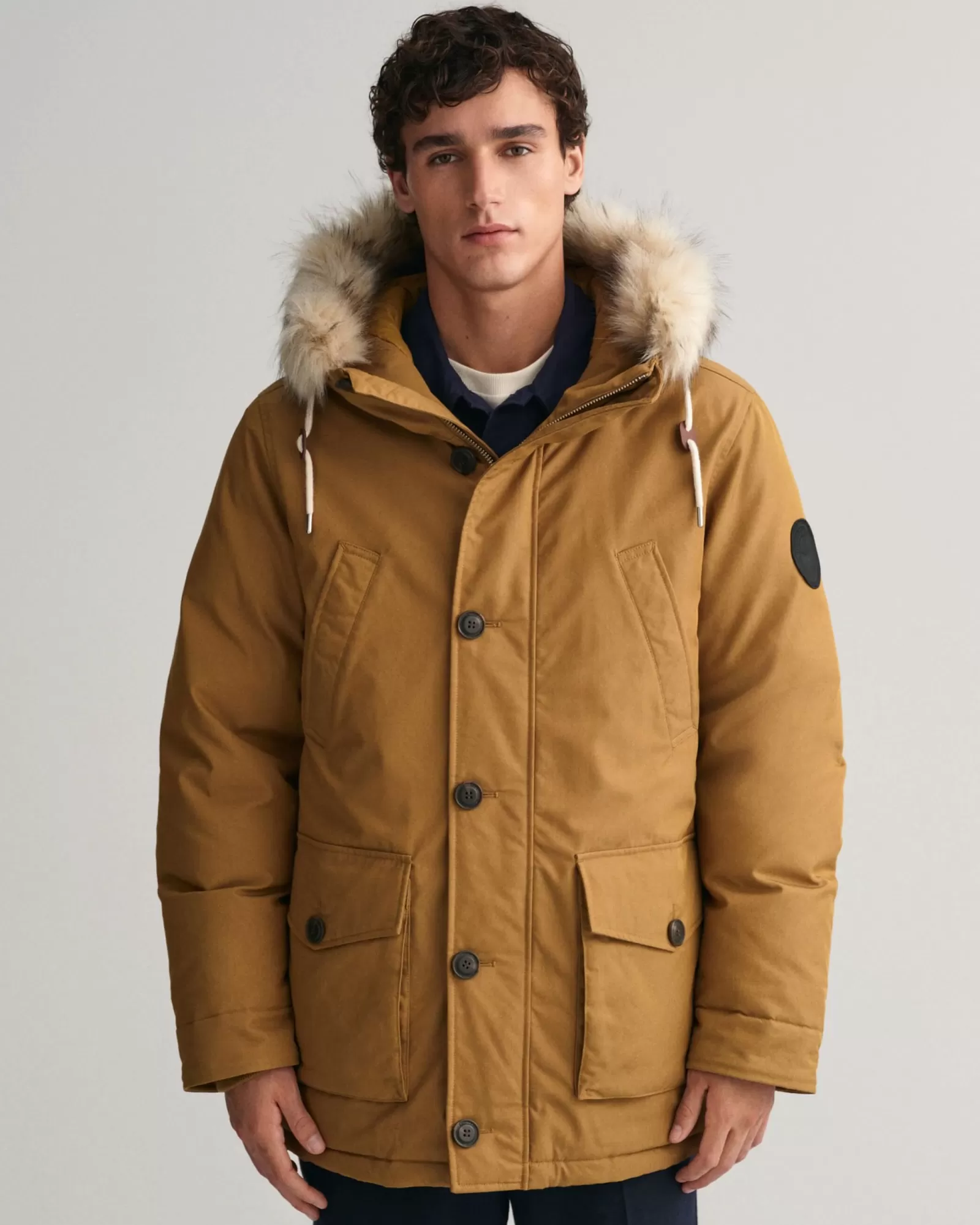 Men GANT Jackets & Coats*Classic Winter Parka MUSTARD BEIGE