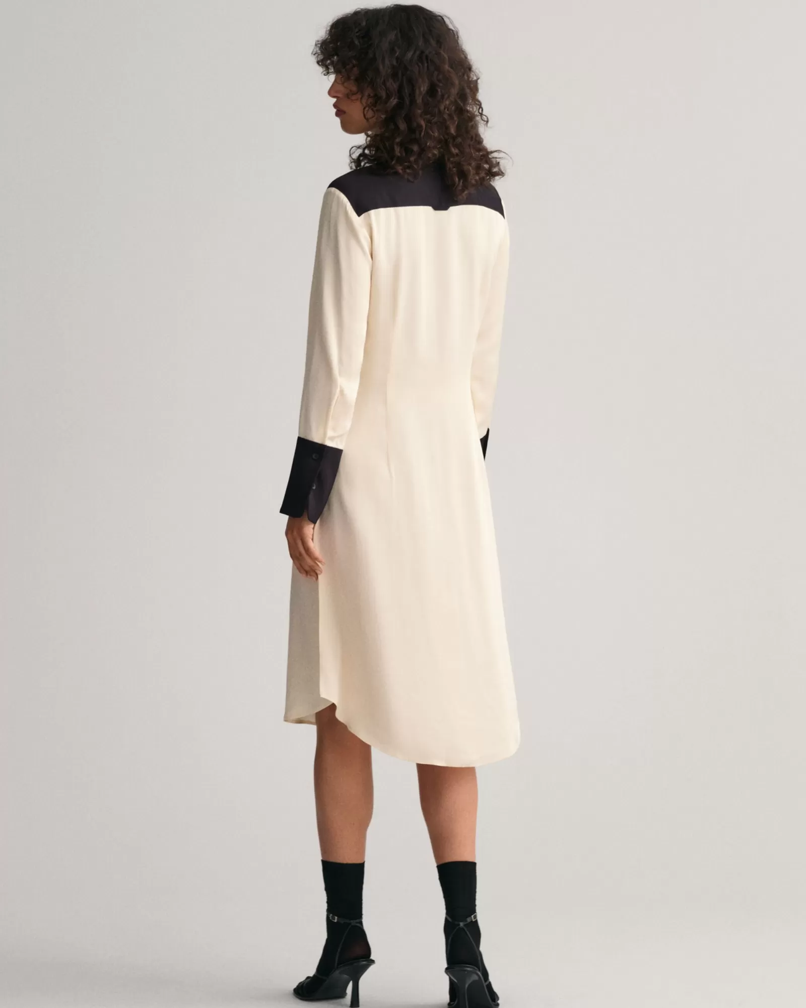 Women GANT Dresses*Color Block Shirt Dress LINEN