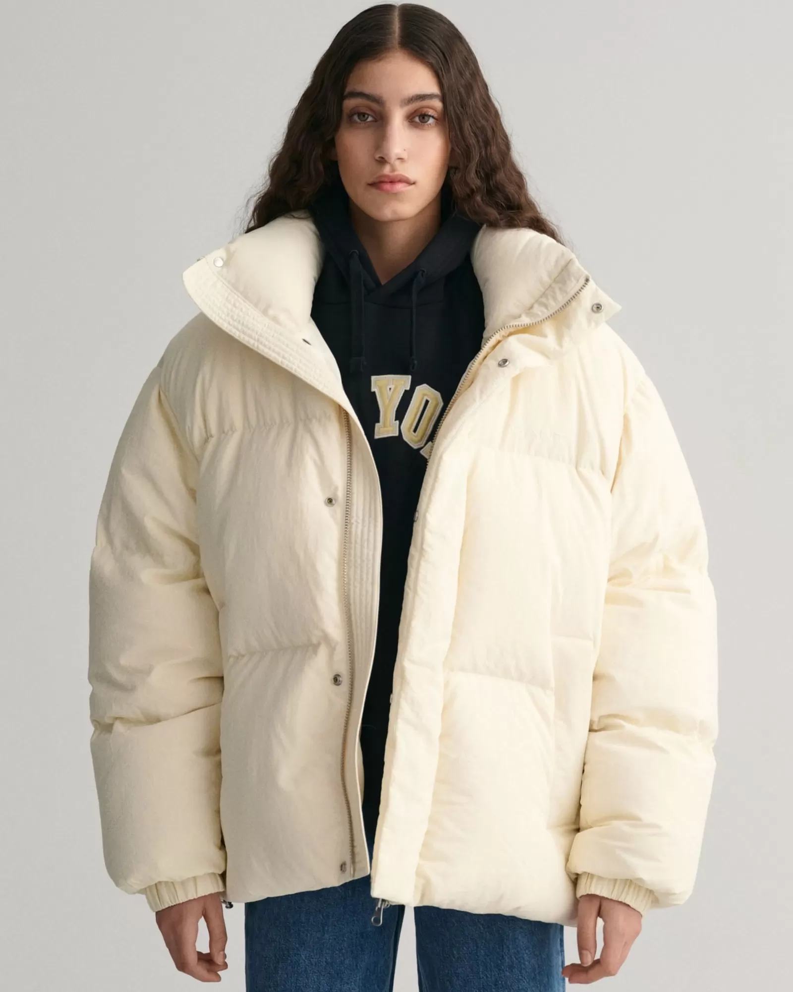 Women GANT Jackets & Coats*Down Puffer Jacket CREAM