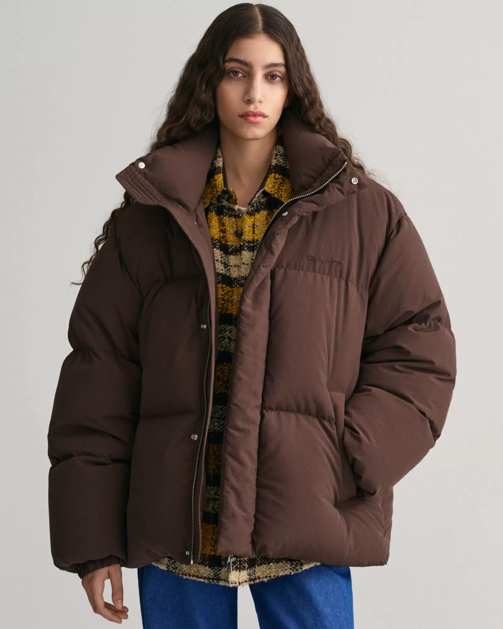 Women GANT Jackets & Coats*Down Puffer Jacket RICH BROWN