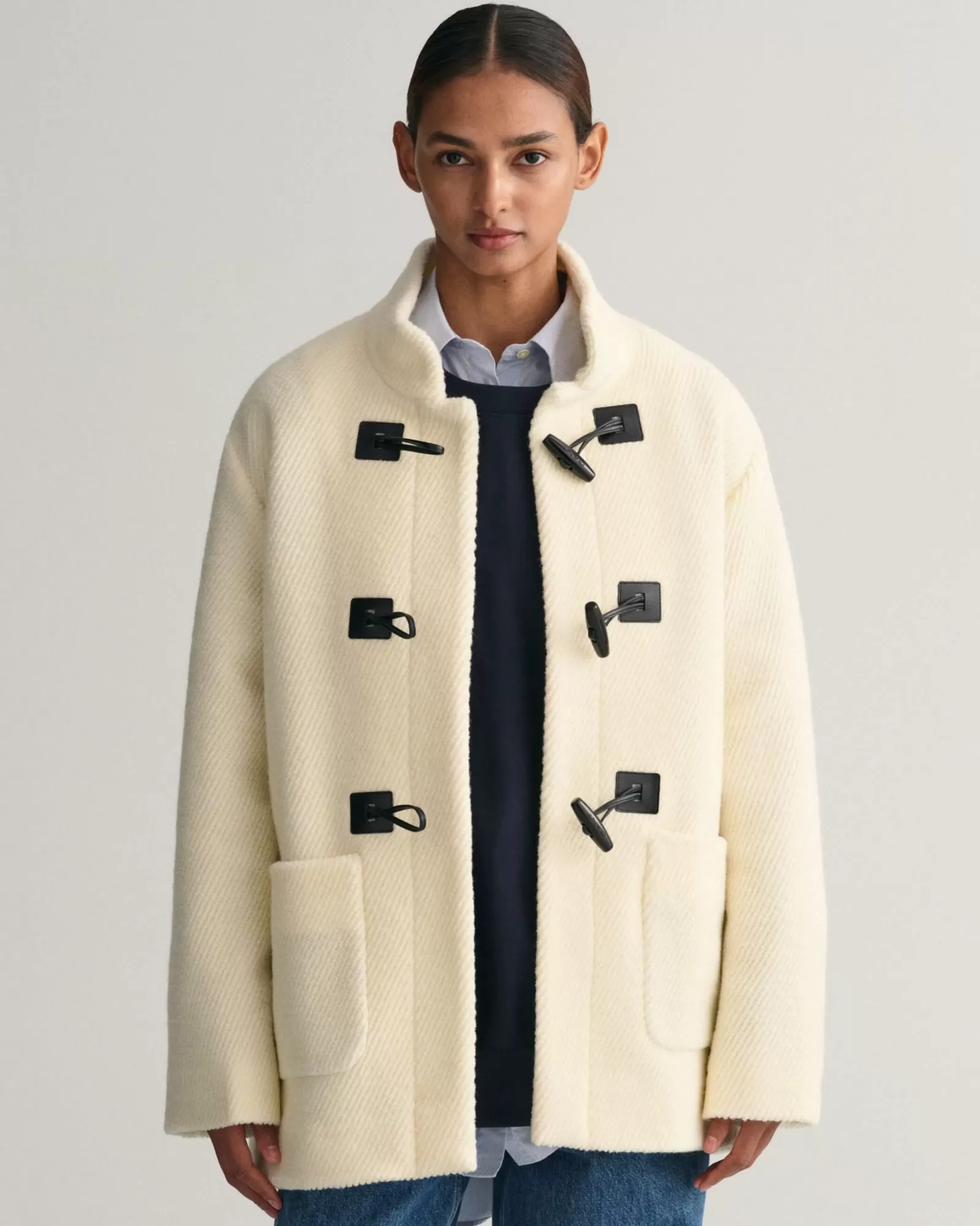 Women GANT Jackets & Coats*Duffel Jacket CREAM